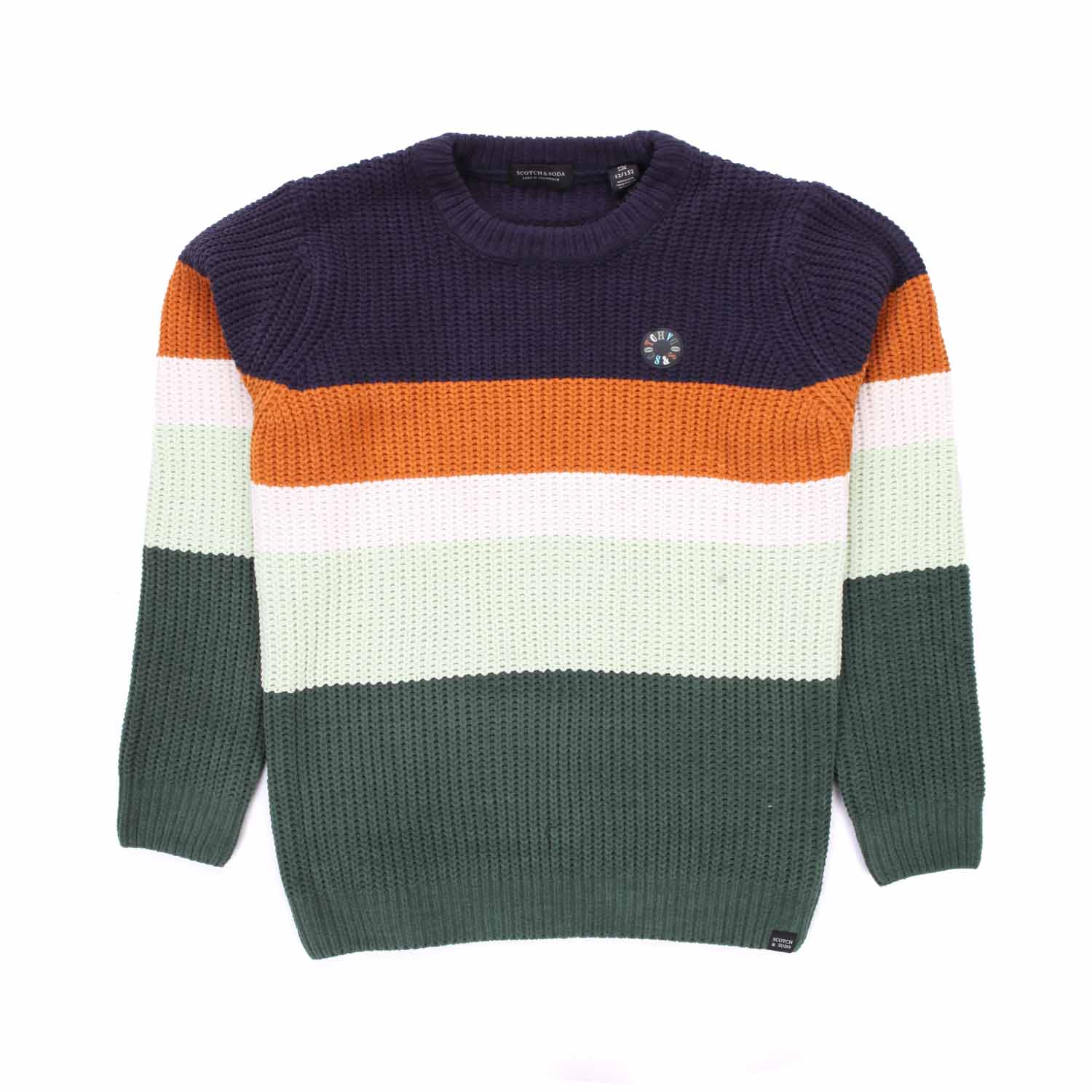 MAGLIONE MULTICOLOR A BLOCCHI BAMBINO E TEENAGER - annameglio.com abbigliamento moda