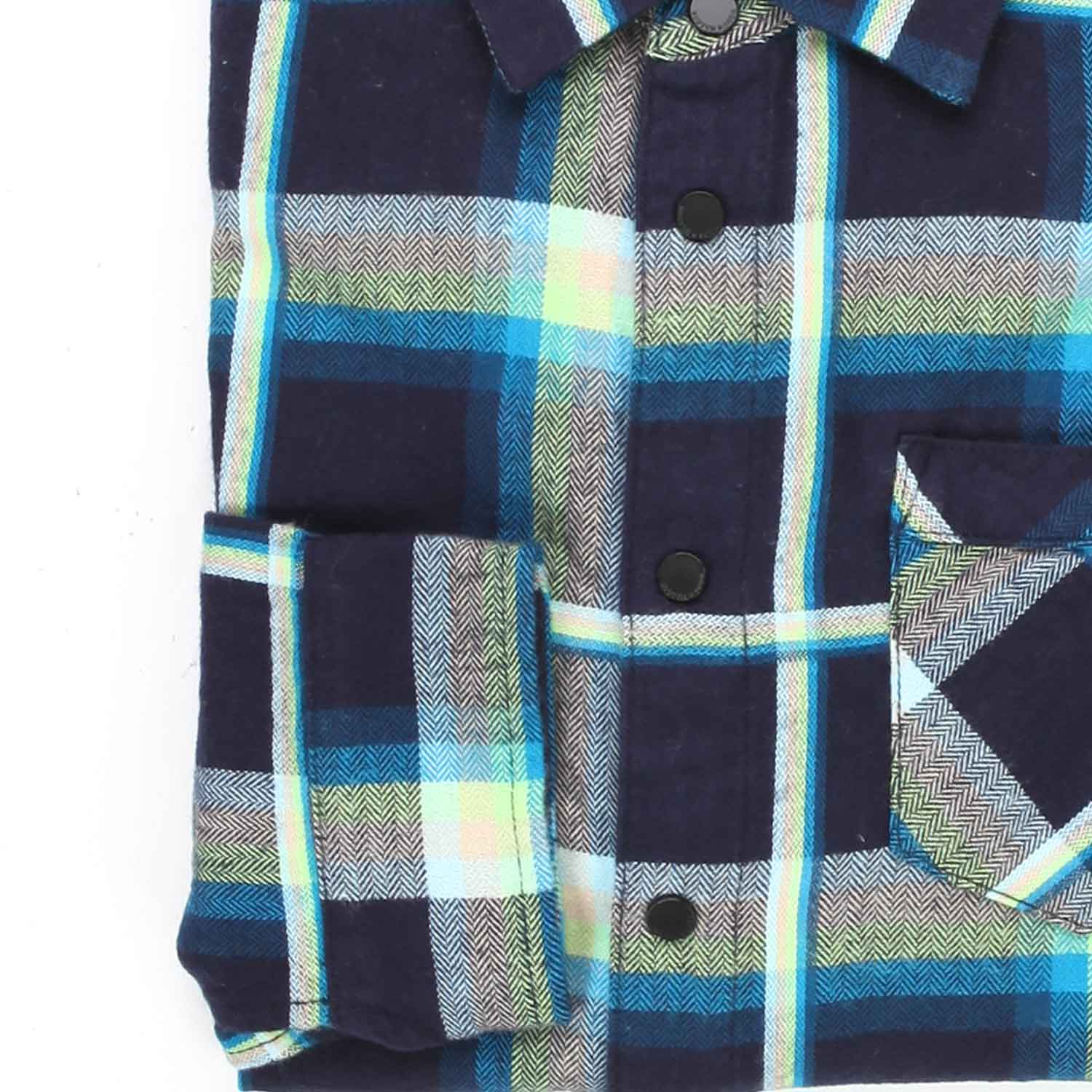 CAMICIA FLANELLA A QUADRI BLU BAMBINO E TEEN - annameglio.com abbigliamento moda