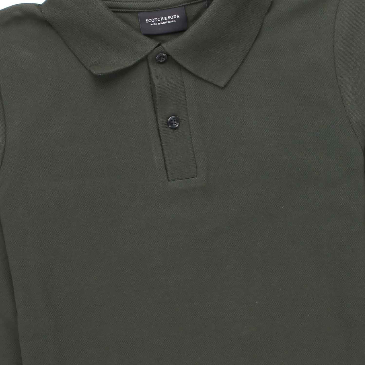 POLO LUNGA VERDE MILITARE BAMBINO E TEENAGER - annameglio.com abbigliamento moda