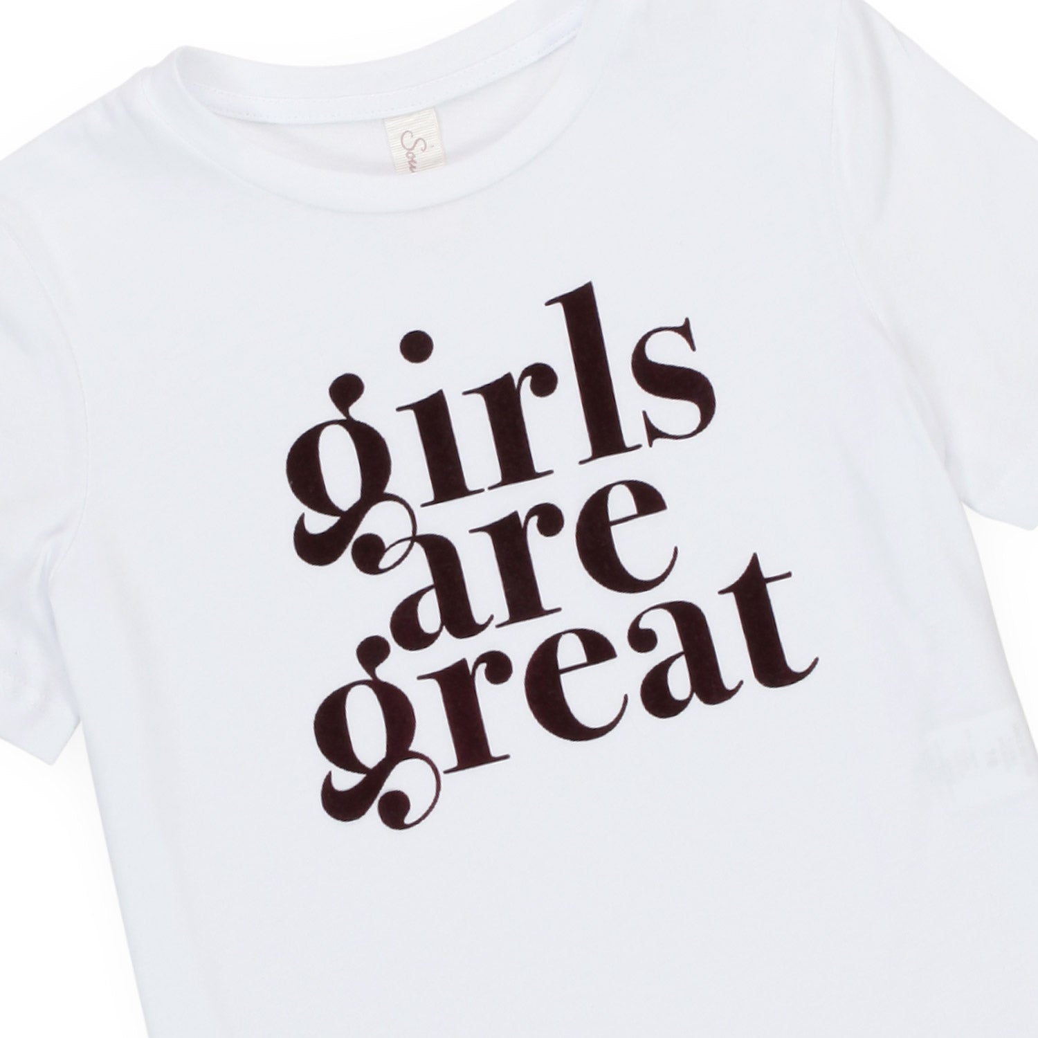 T-SHIRT BIANCA CON LETTERING NERO BAMBINA E TEEN - annameglio.com abbigliamento moda