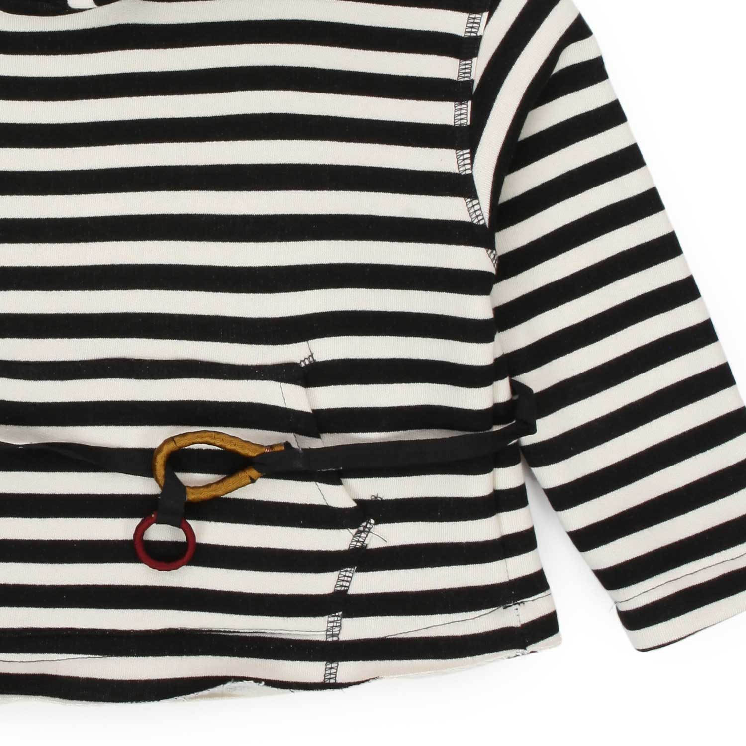 FELPA A RIGHE CON CAPPUCCIO BAMBINA E TEEN - annameglio.com abbigliamento moda