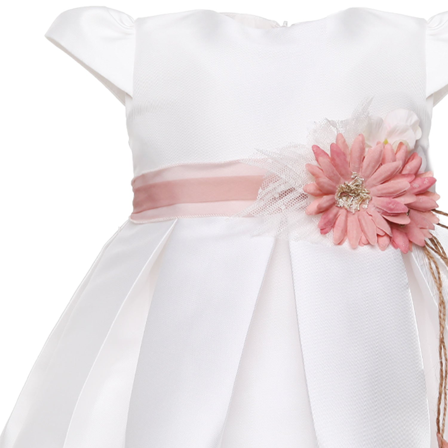 ABITO CERIMONIA BIANCO PER NEONATA - annameglio.com abbigliamento moda