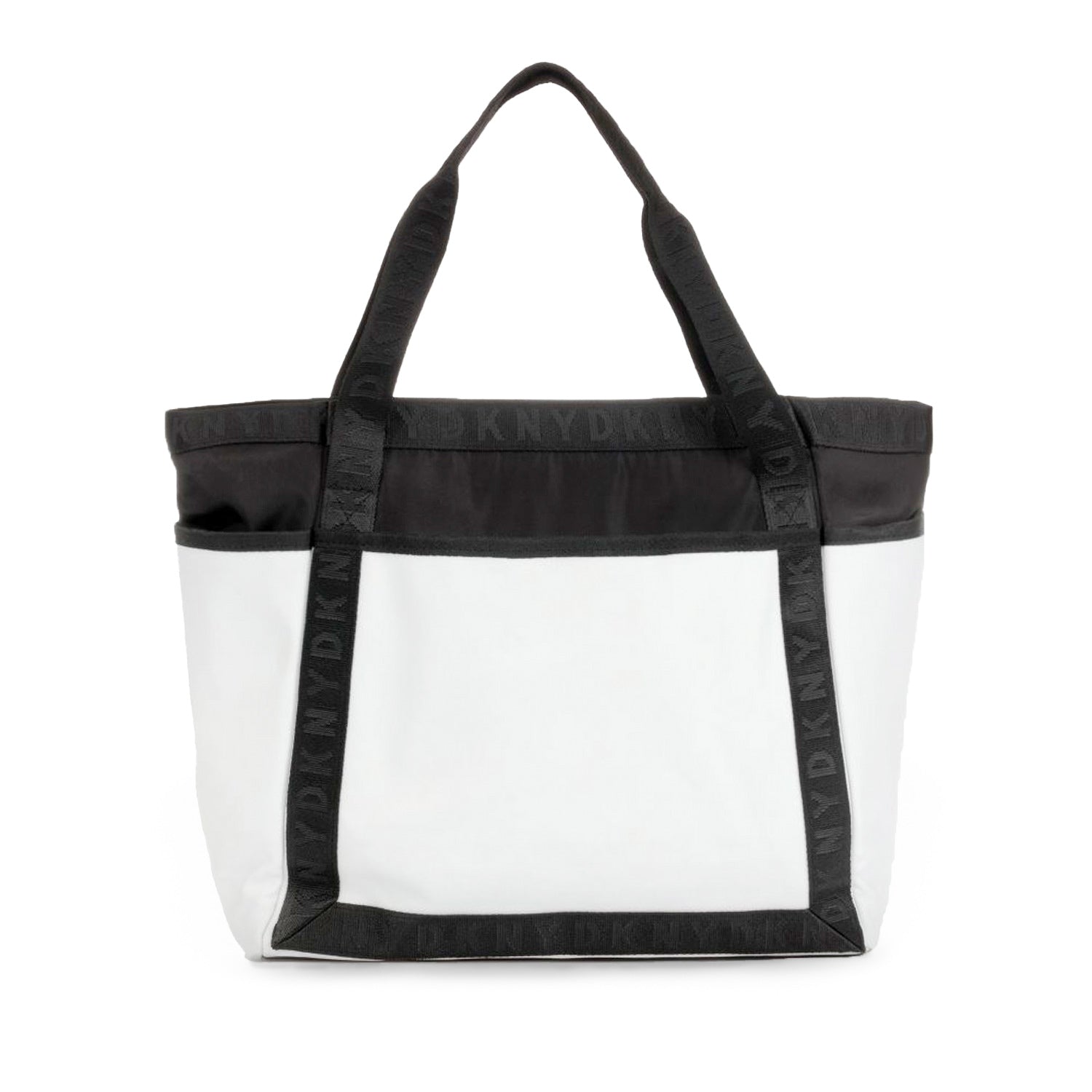 BORSA TOTE BIANCA E NERA CON LOGO BAMBINA E TEEN - annameglio.com abbigliamento moda
