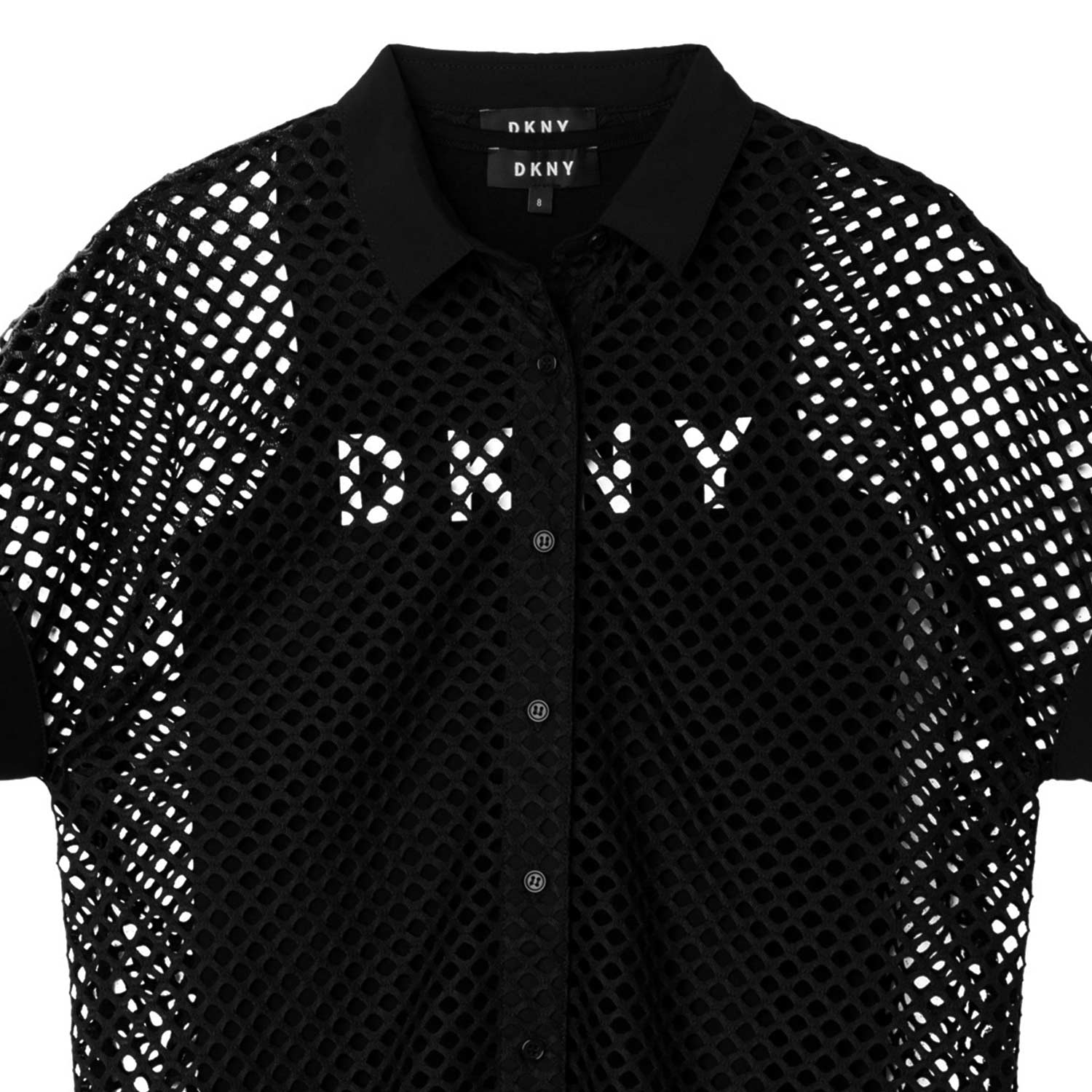 ABITO NERO 2 IN 1 CON MAGLIA A RETE BAMBINA E TEEN - annameglio.com abbigliamento moda