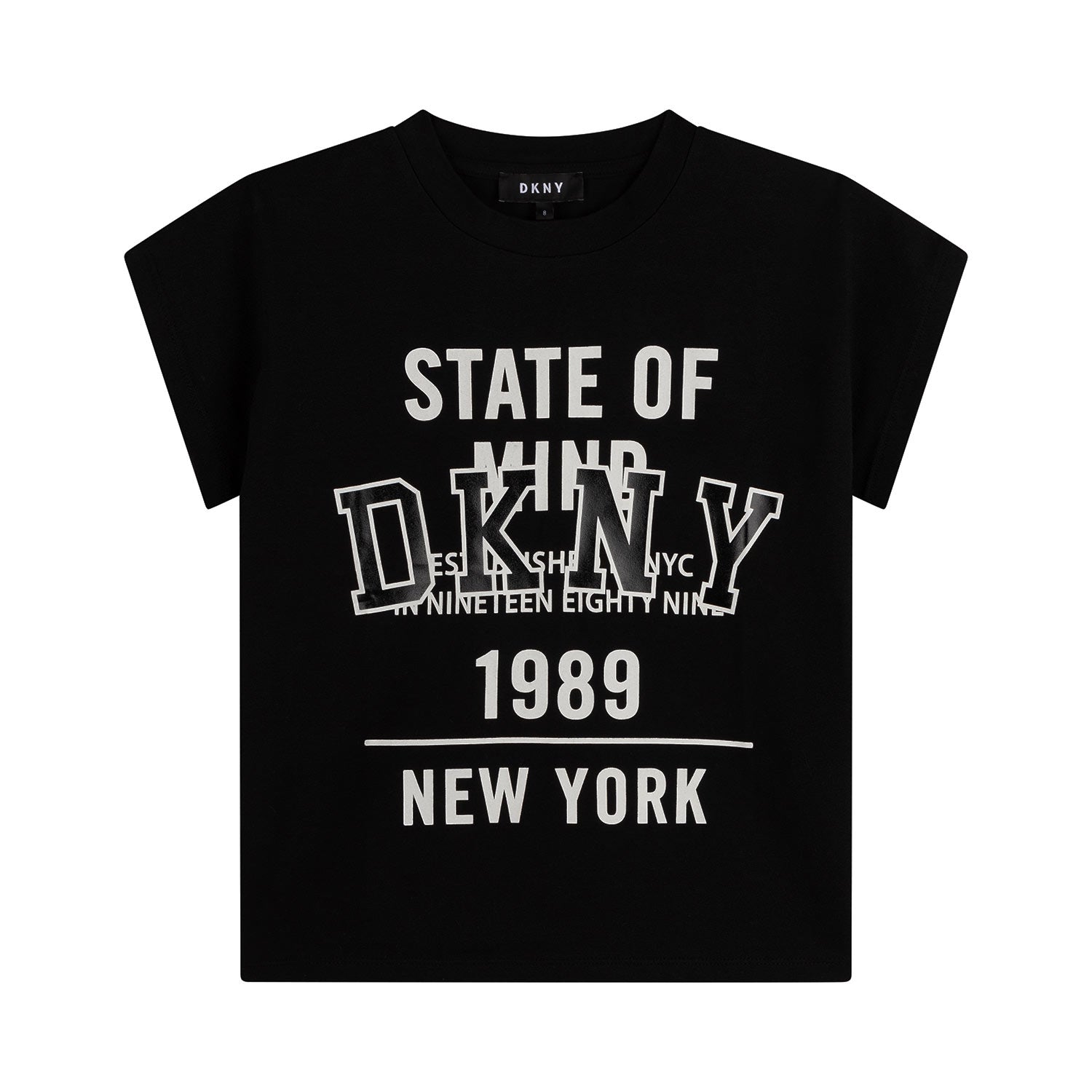 T-SHIRT NERA CON LETTERING BAMBINA E TEEN - annameglio.com abbigliamento moda