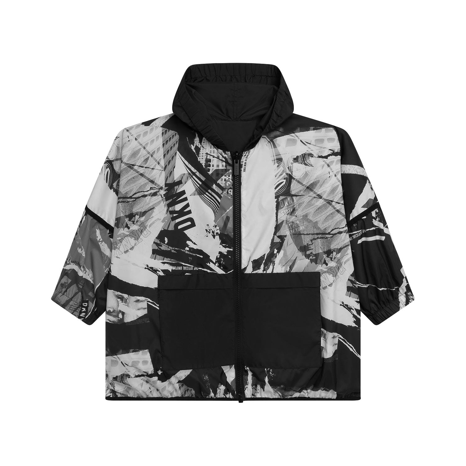 GIACCA A VENTO NERA REVERSIBILE BAMBINA E TEEN - annameglio.com abbigliamento moda