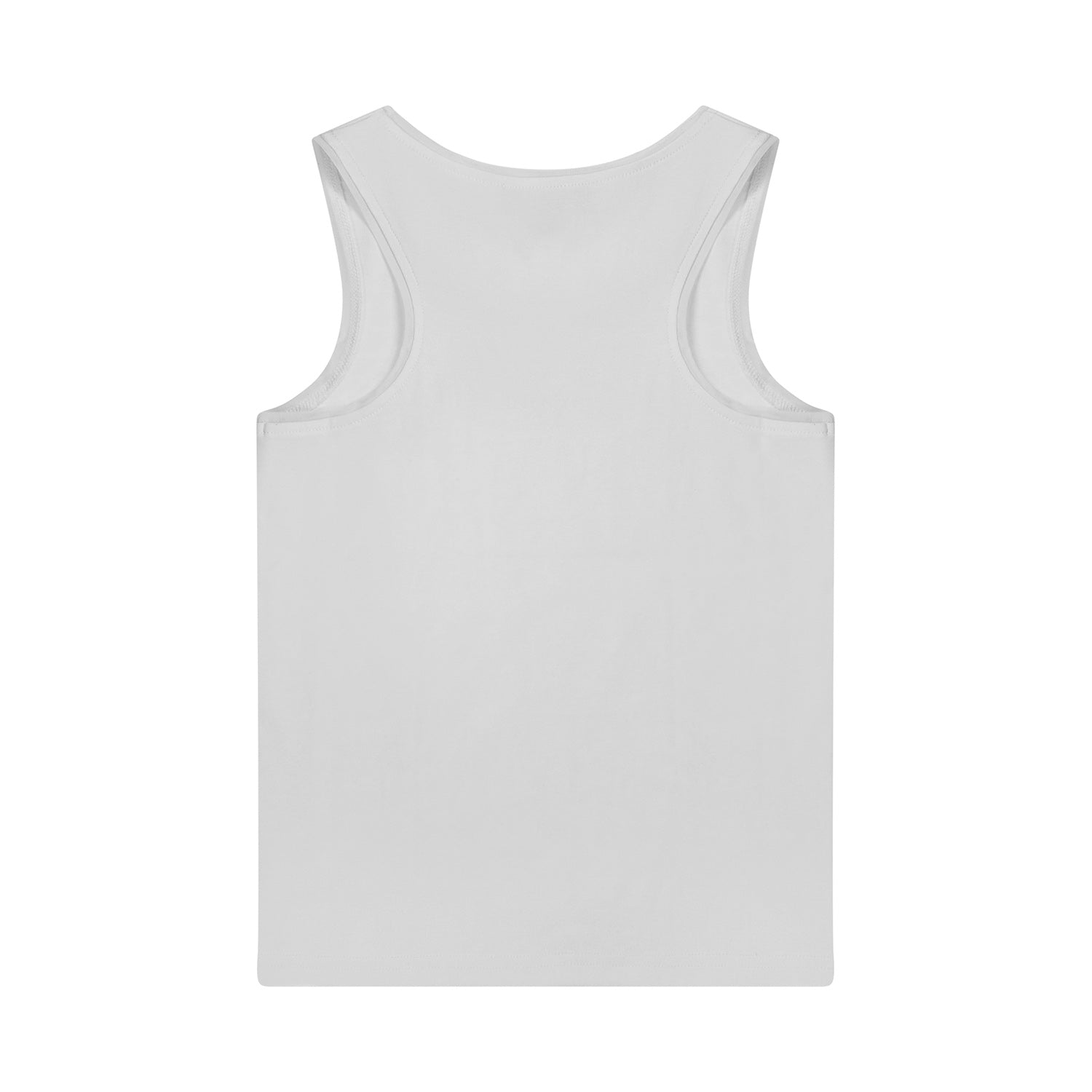 CANOTTA BIANCA CON LOGO NERO BAMBINA E TEEN - annameglio.com abbigliamento moda