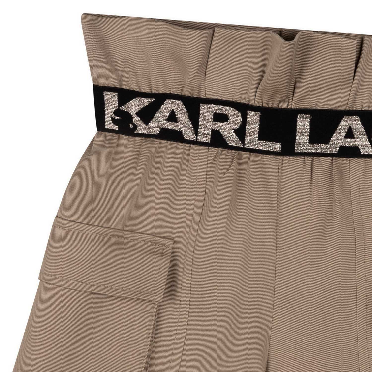 SHORTS BEIGE A VITA ALTA BAMBINA E TEEN - annameglio.com abbigliamento moda