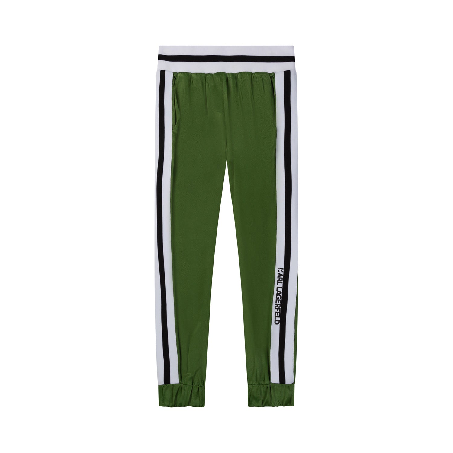 PANTALONE TUTA VERDE E BIANCO BAMBINA E TEEN - annameglio.com abbigliamento moda