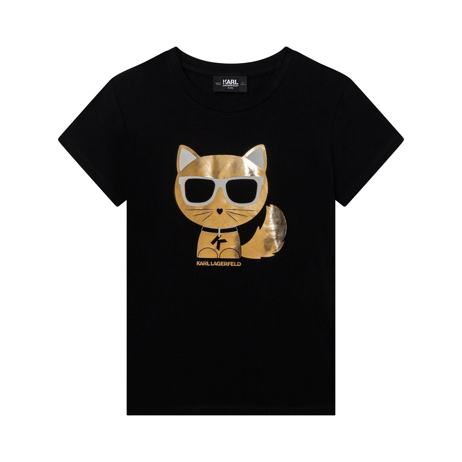 T-SHIRT CHOUPETTE NERA E ORO BAMBINA E TEEN - annameglio.com abbigliamento moda