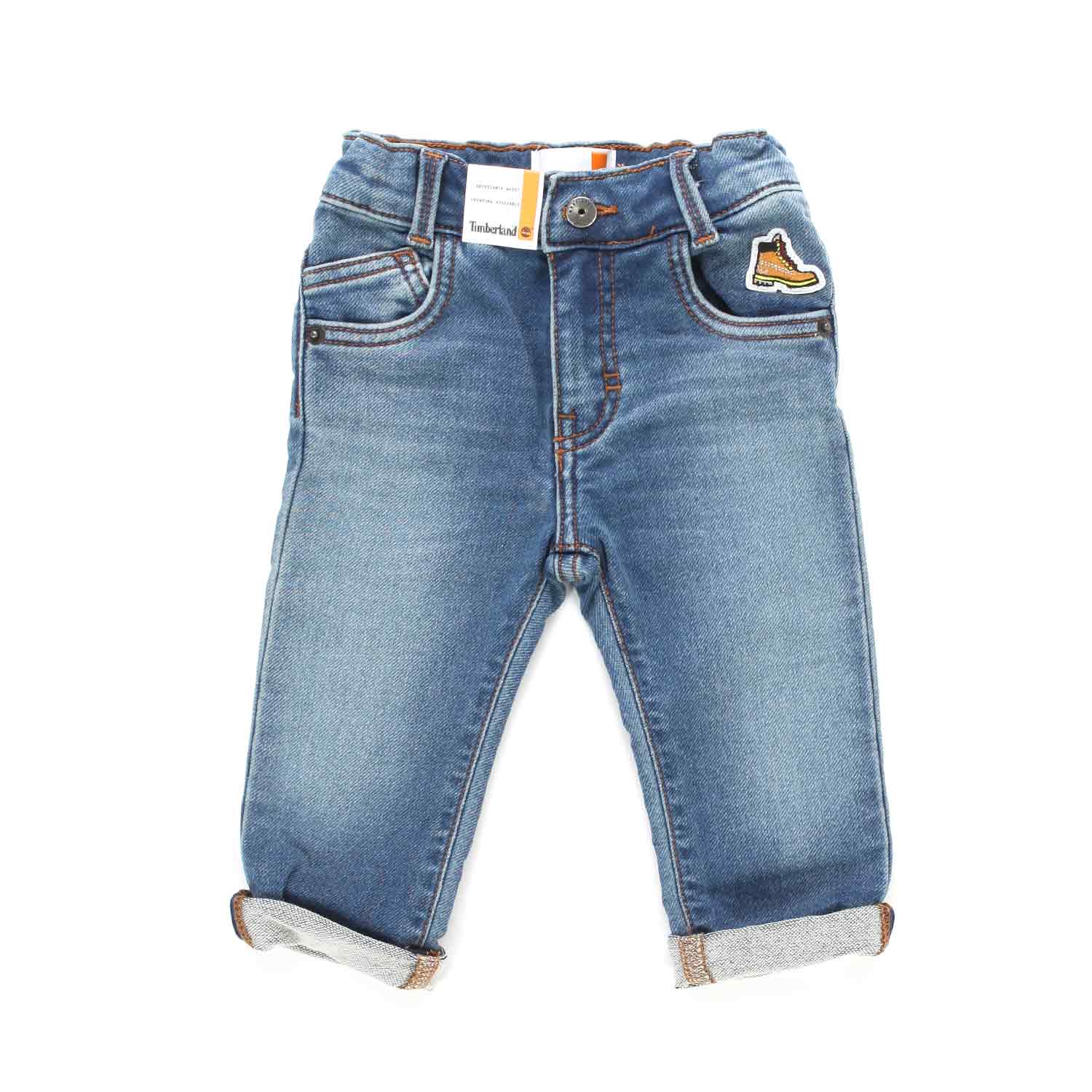 JEANS BLU MEDIO CON PATCH BAMBINO E BEBÈ - annameglio.com abbigliamento moda