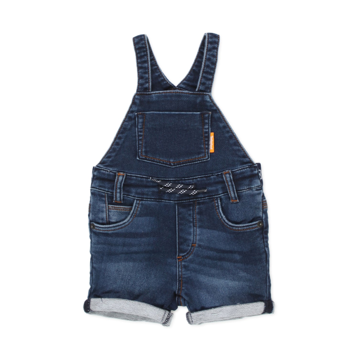 BERMUDA SALOPETTE DI JEANS BLU SCURO BAMBINO - annameglio.com abbigliamento moda