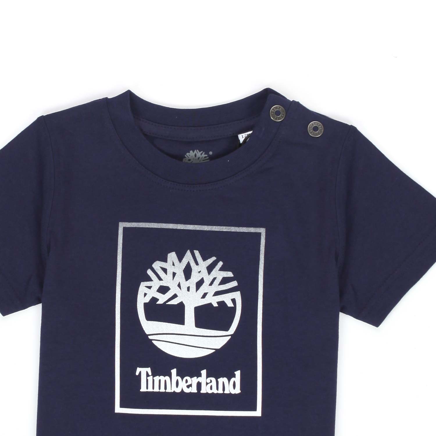 T-SHIRT BLU SCURO CON STAMPA BAMBINO E BEBÈ - annameglio.com abbigliamento moda