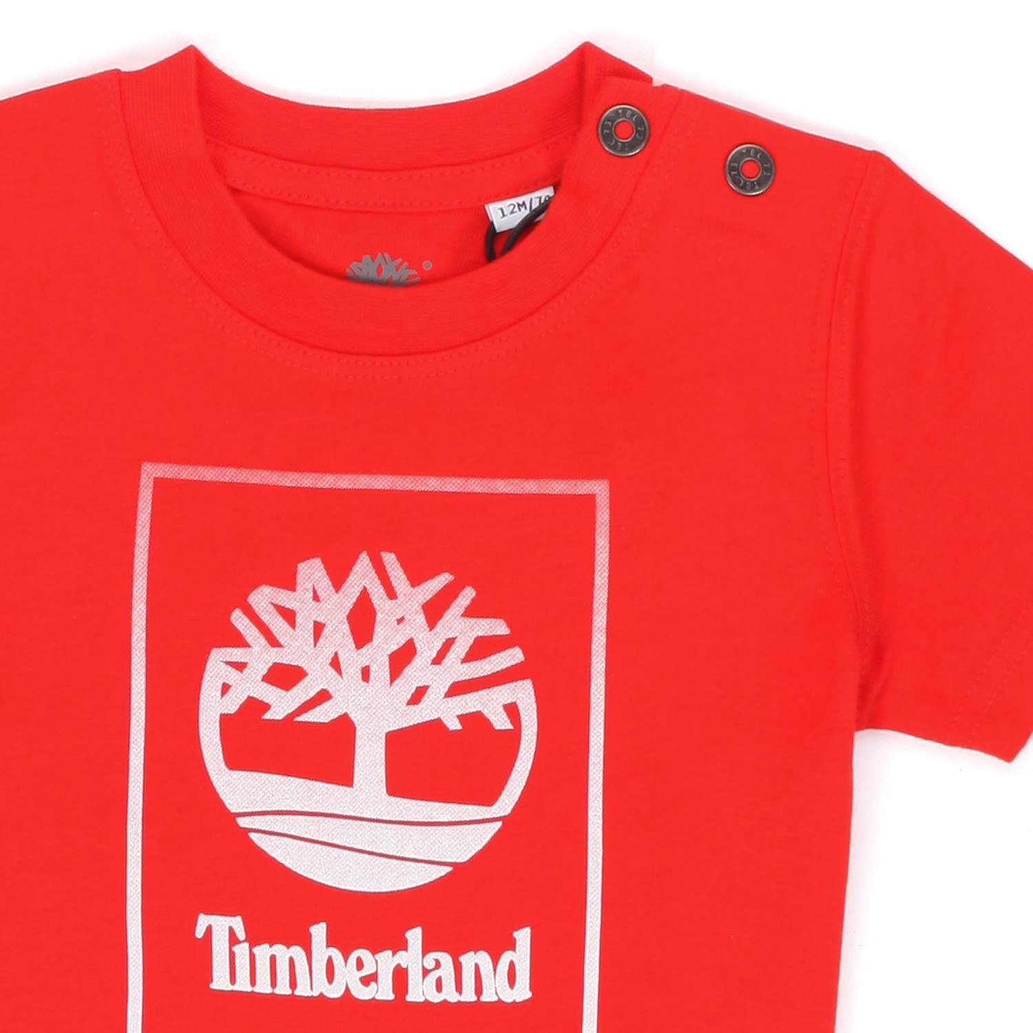 T-SHIRT ROSSA CON STAMPA SFUMATA BAMBINO E BEBÈ - annameglio.com abbigliamento moda