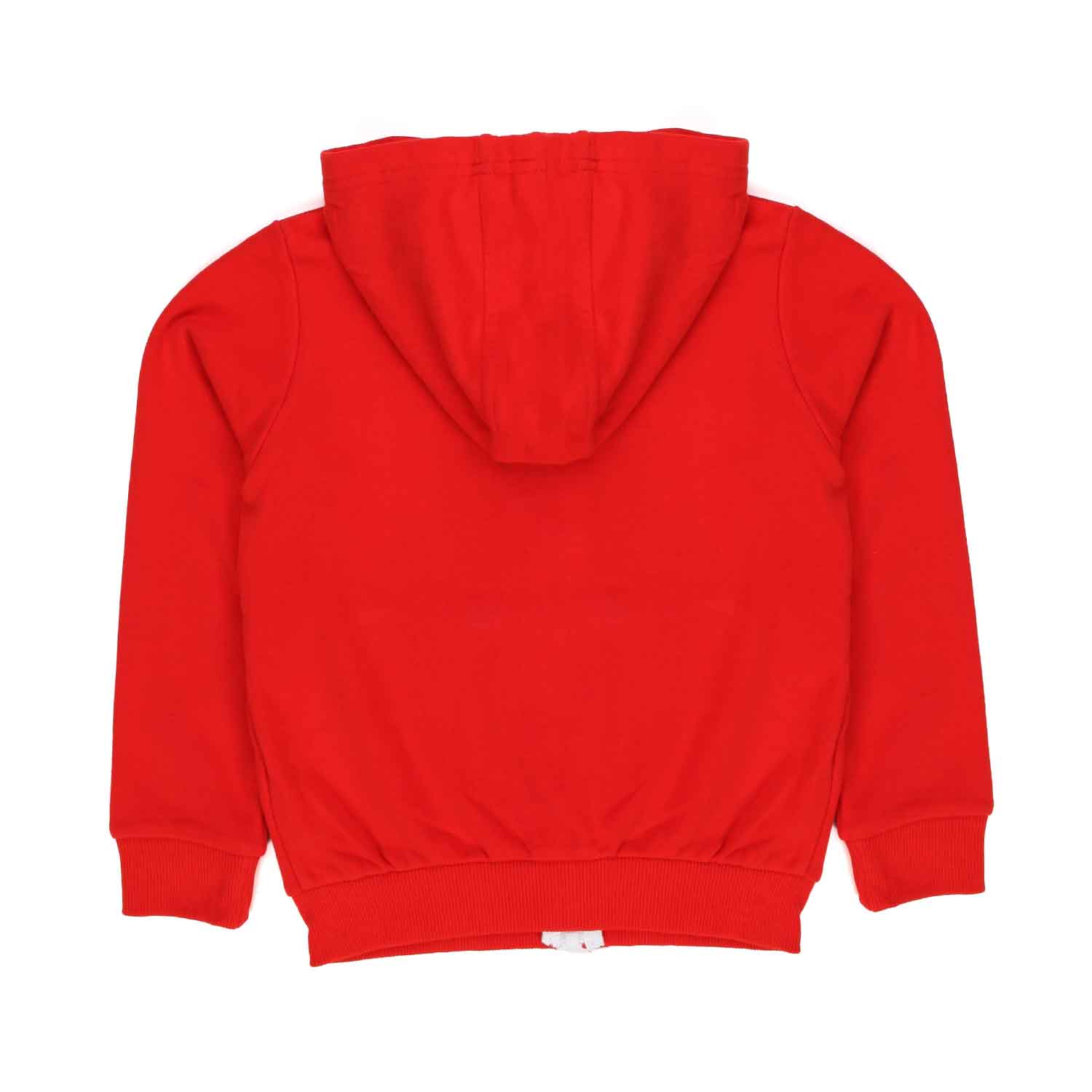 FELPA HOODIE ROSSA CON ZIP BAMBINO E TEEN - annameglio.com abbigliamento moda