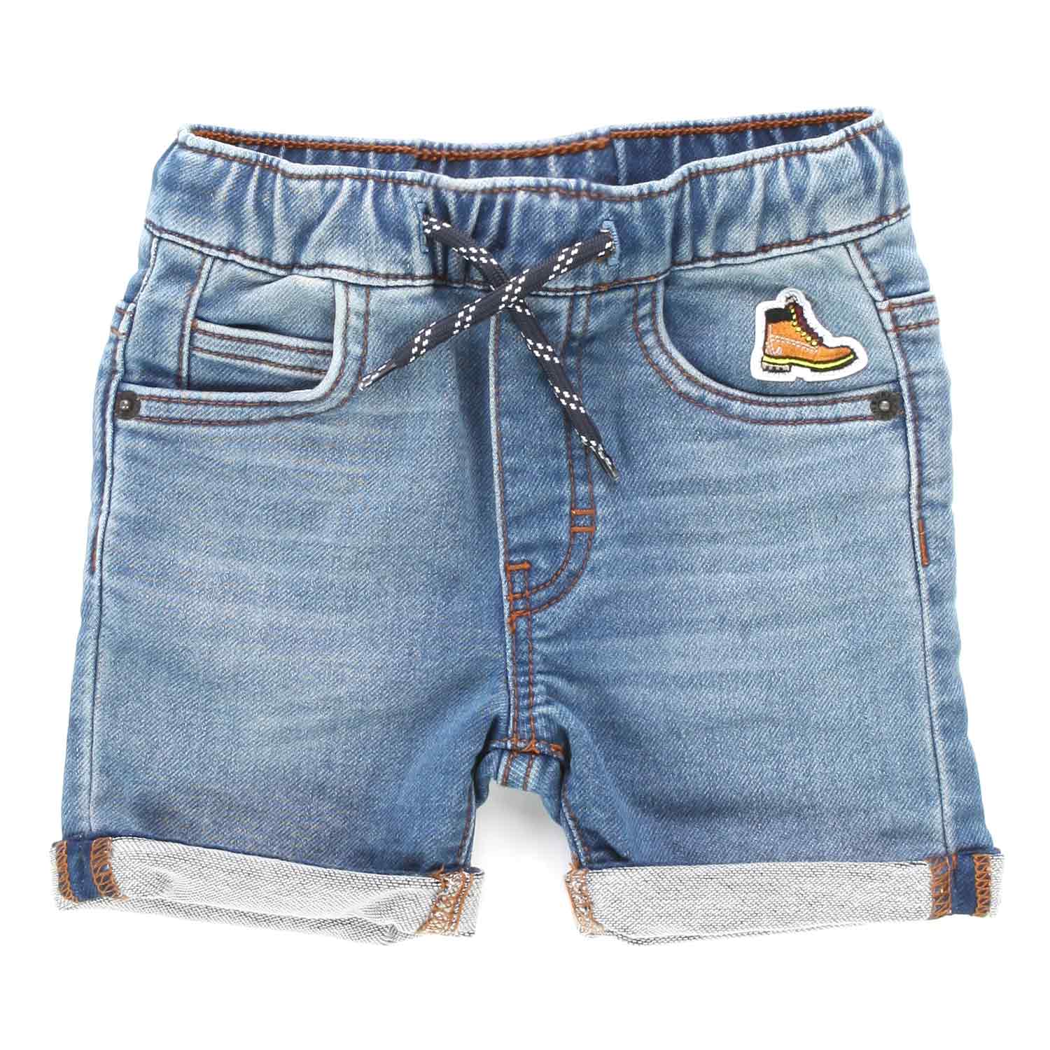 BERMUDA DI JEANS CON PATCH BAMBINO E BEBÈ - annameglio.com abbigliamento moda
