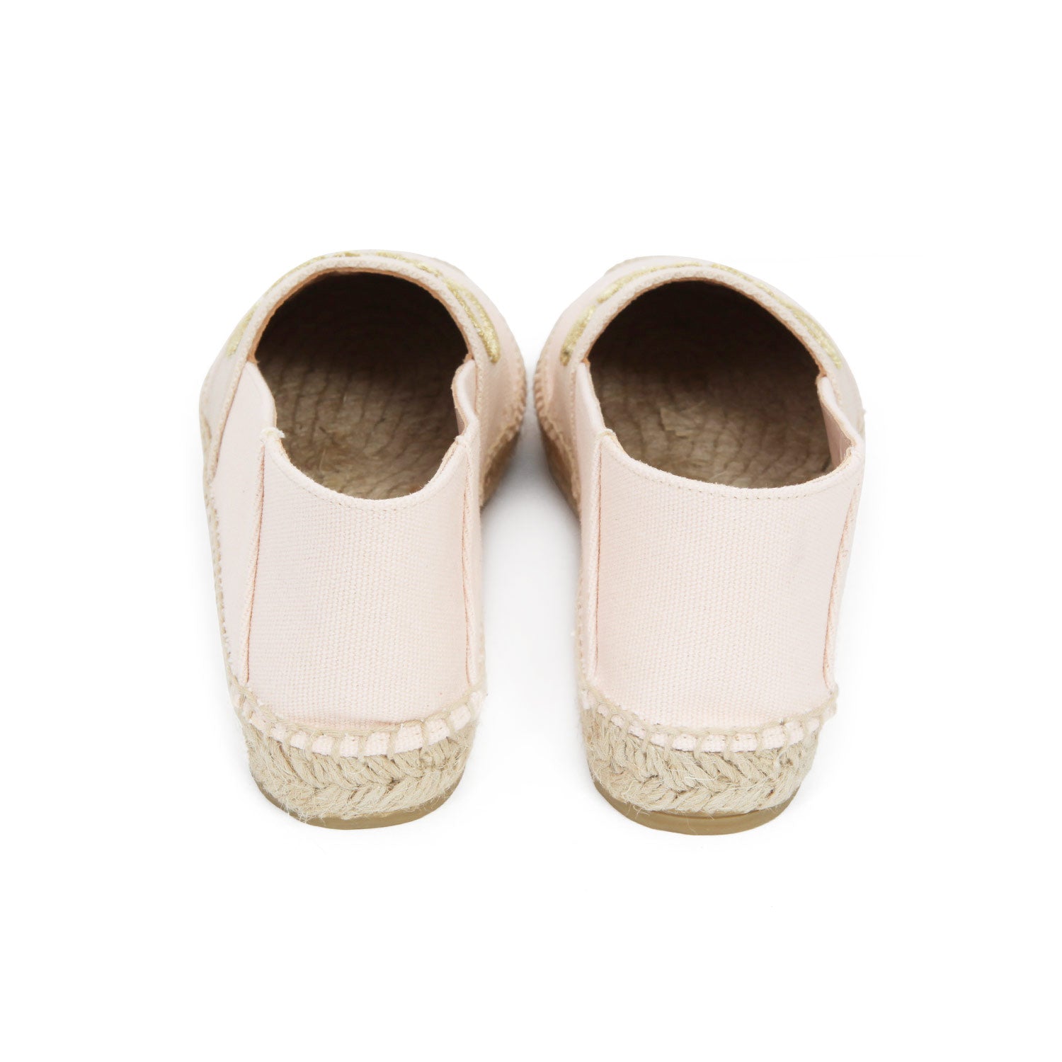 ESPADRILLAS ROSA PALLIDO CON LOGO BAMBINA TEEN - annameglio.com abbigliamento moda