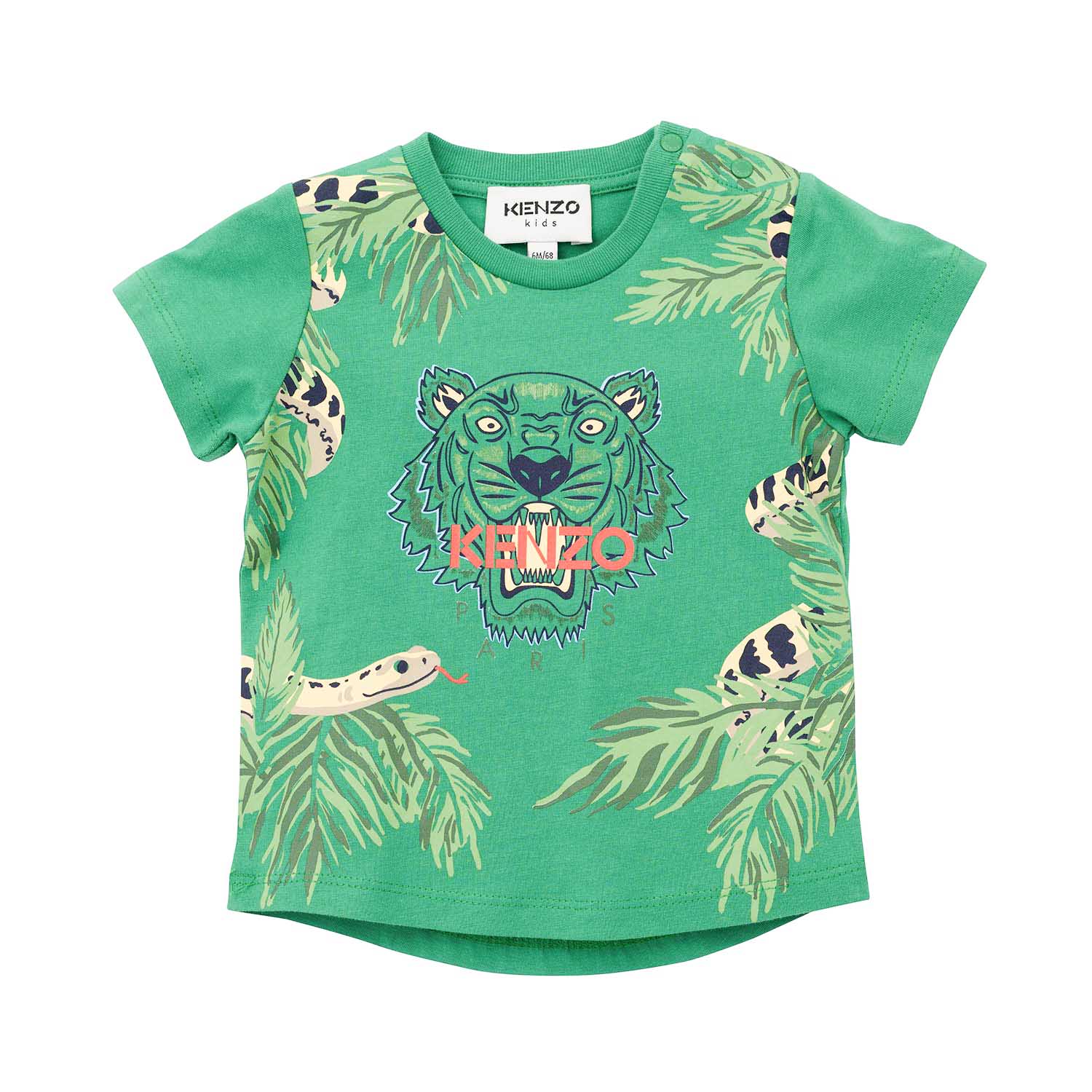 T-SHIRT TIGER VERDE BABY UNISEX - annameglio.com abbigliamento moda