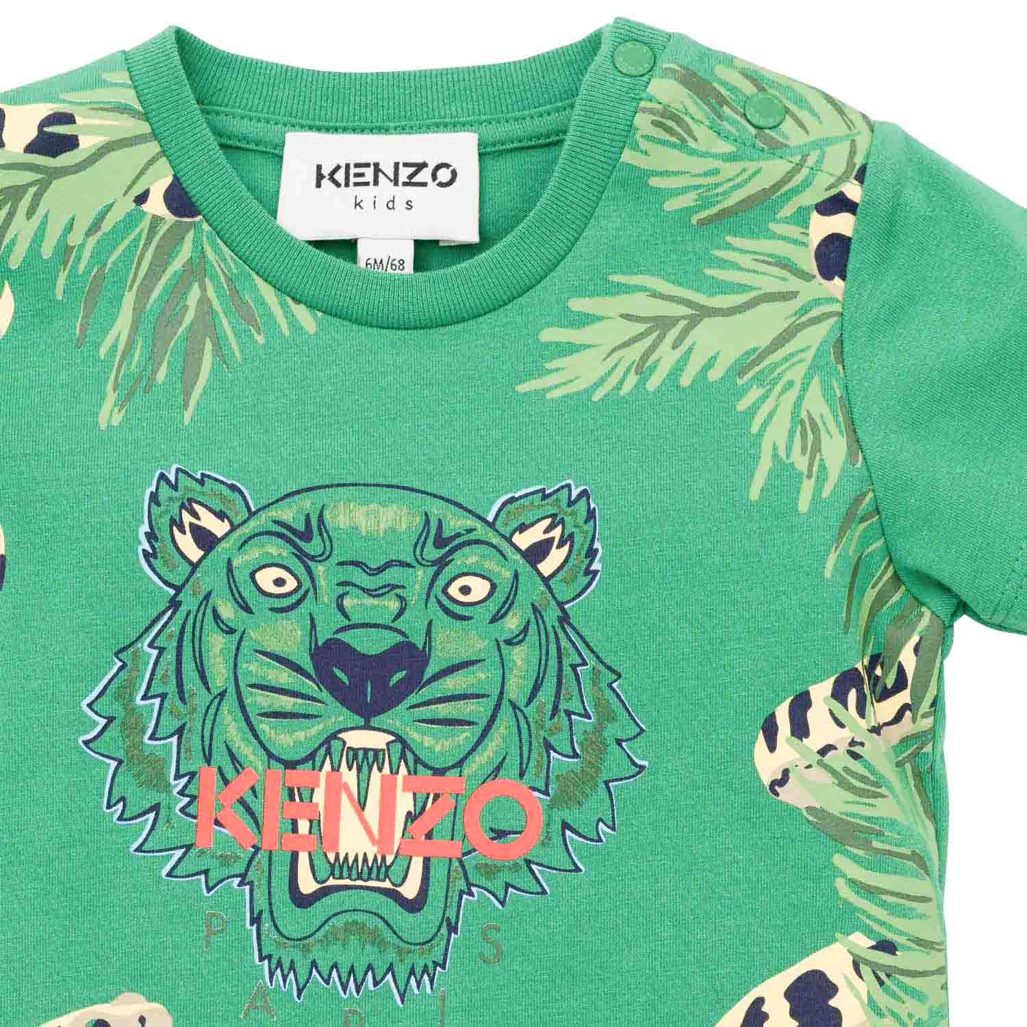 T-SHIRT TIGER VERDE BABY UNISEX - annameglio.com abbigliamento moda