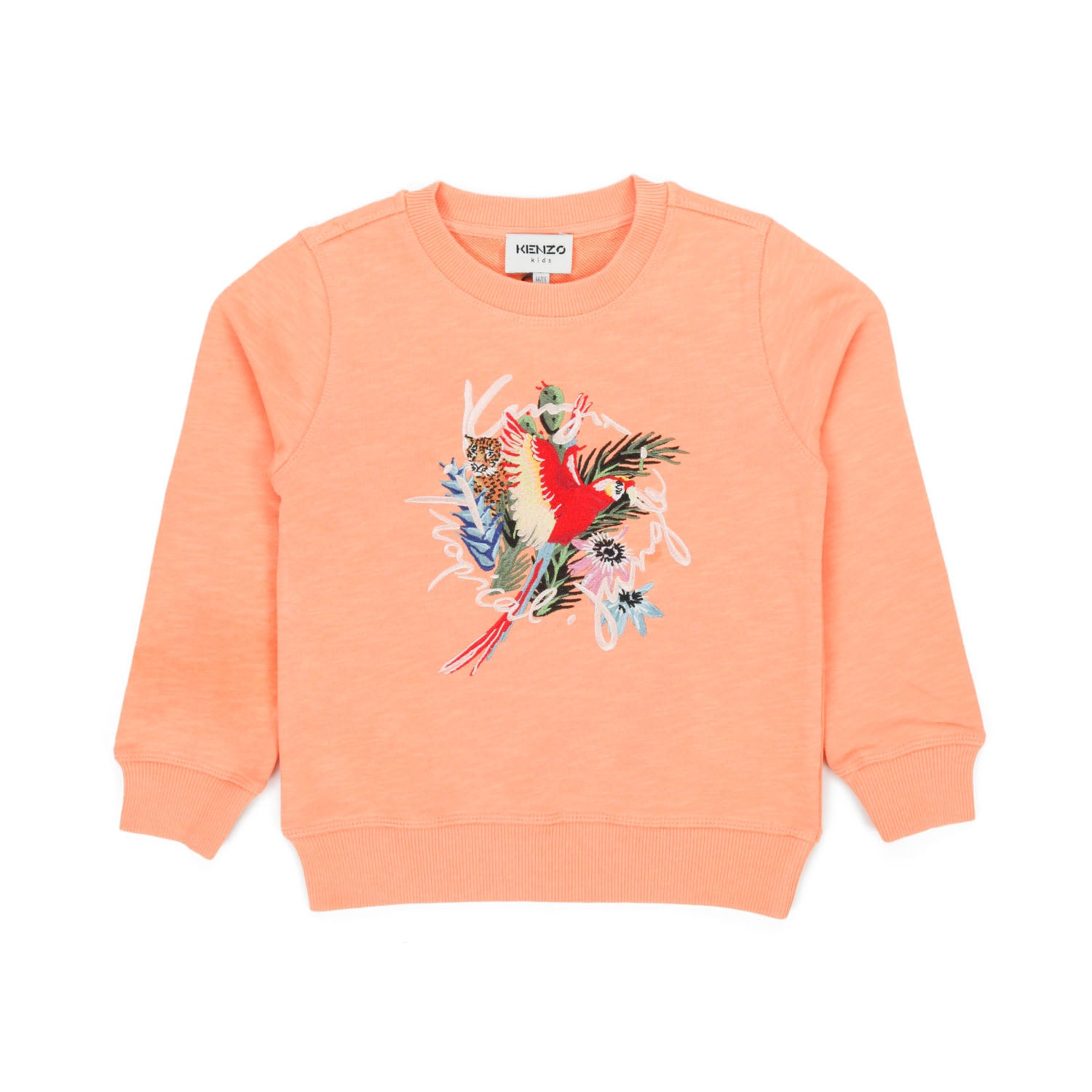 FELPA ROSA SALMONE CON RICAMI BAMBINA E TEEN - annameglio.com abbigliamento moda