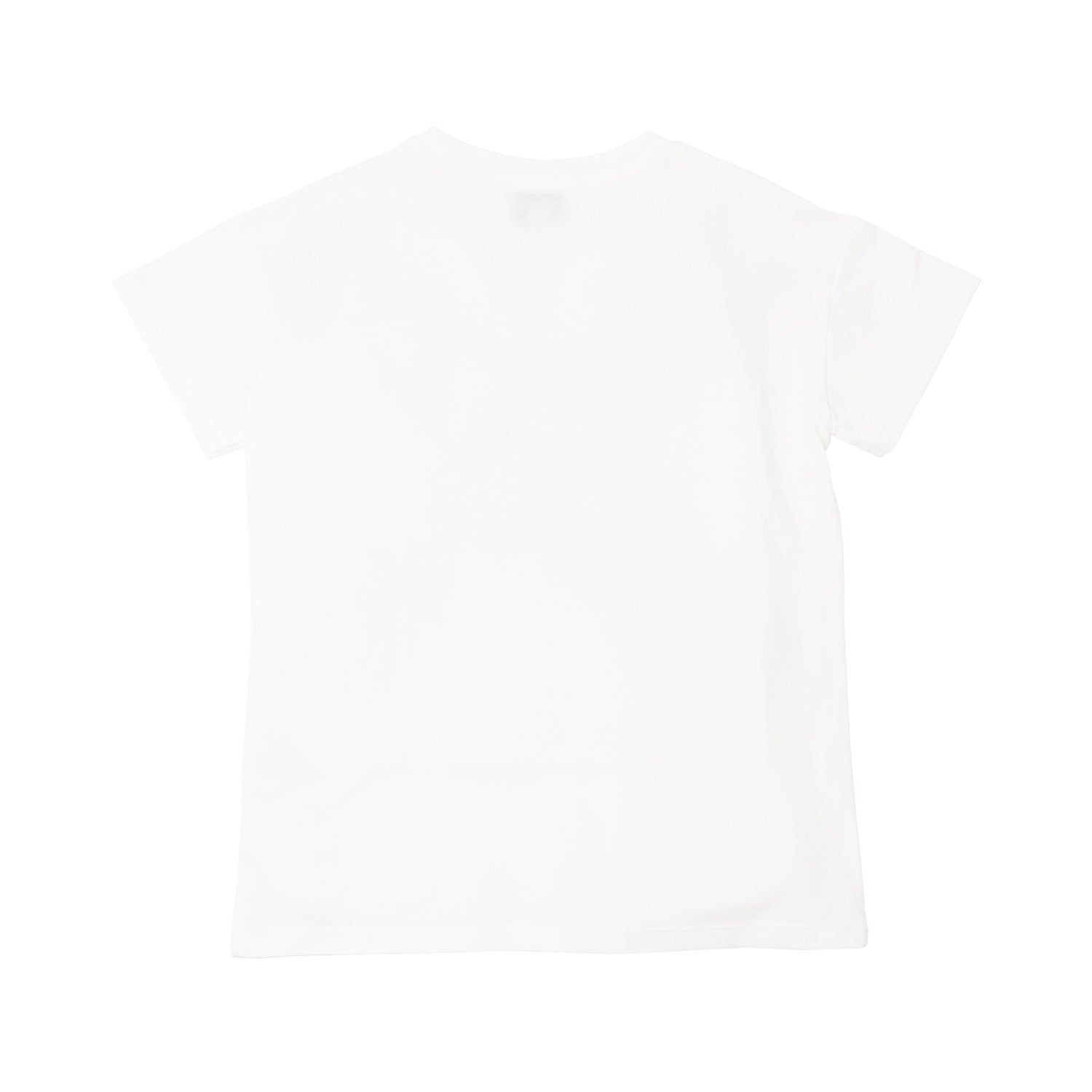 T-SHIRT BIANCA CON LOGHI BLU BAMBINO - annameglio.com abbigliamento moda