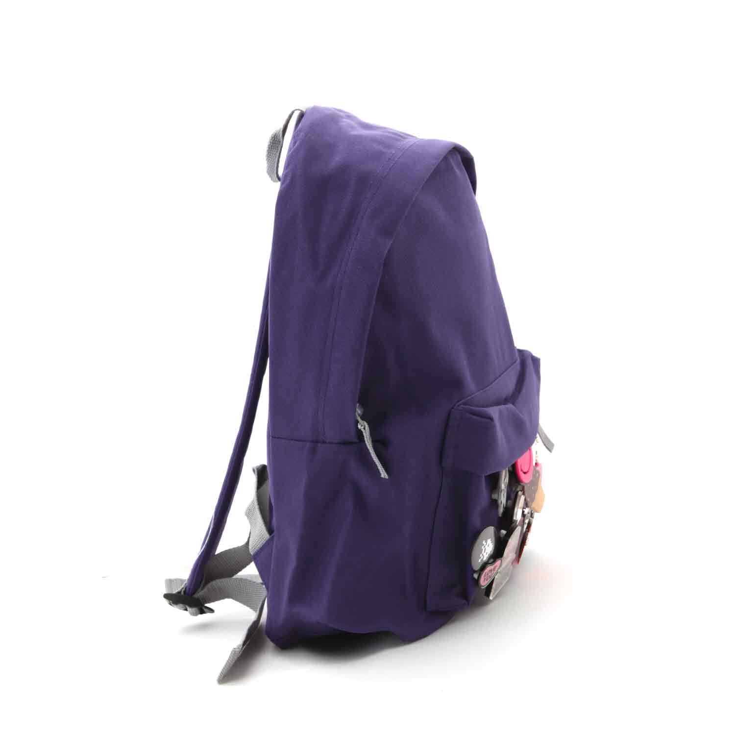 ZAINO VIOLA CON SPILLE BAMBINA E TEENAGER - annameglio.com abbigliamento moda