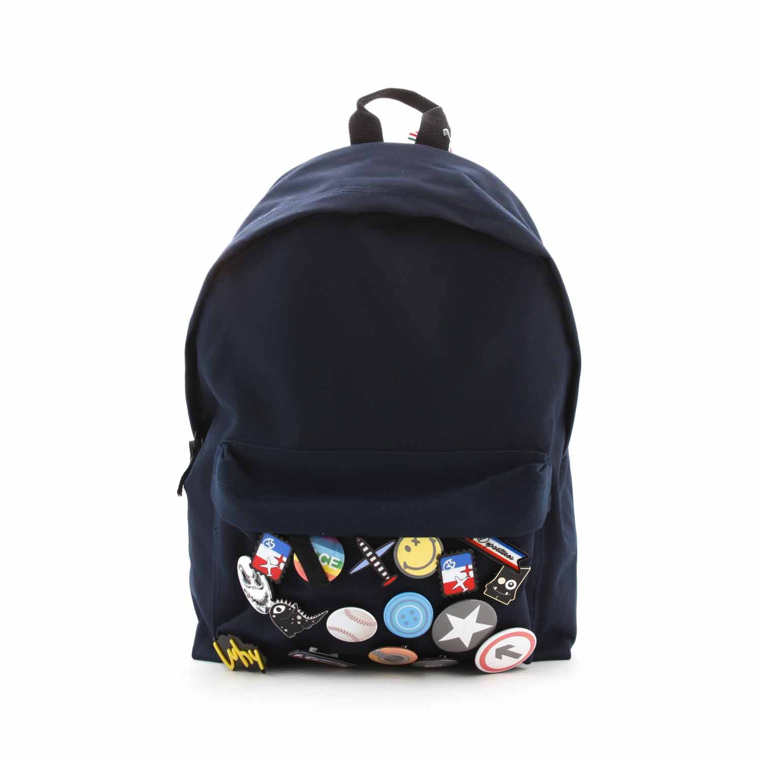 ZAINO BLU CON SPILLE BAMBINA E TEENAGER - annameglio.com abbigliamento moda