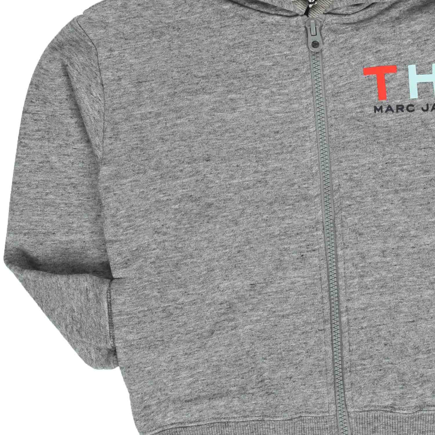 FELPA HOODIE GRIGIA E GIALLO FLUO BAMBINO E TEEN - annameglio.com abbigliamento moda