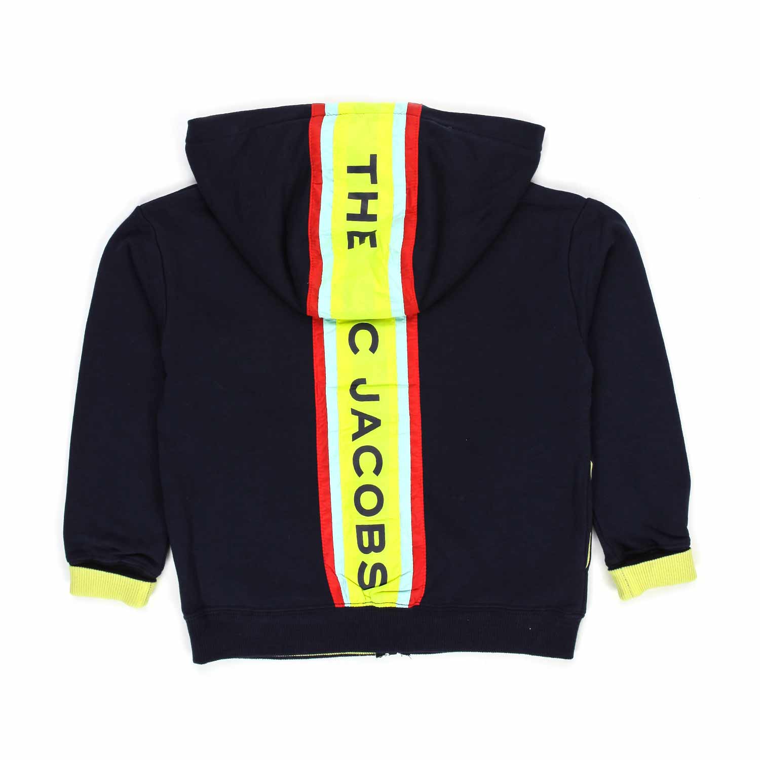 FELPA HOODIE BLU E GIALLO FLUO BAMBINO E TEEN - annameglio.com abbigliamento moda