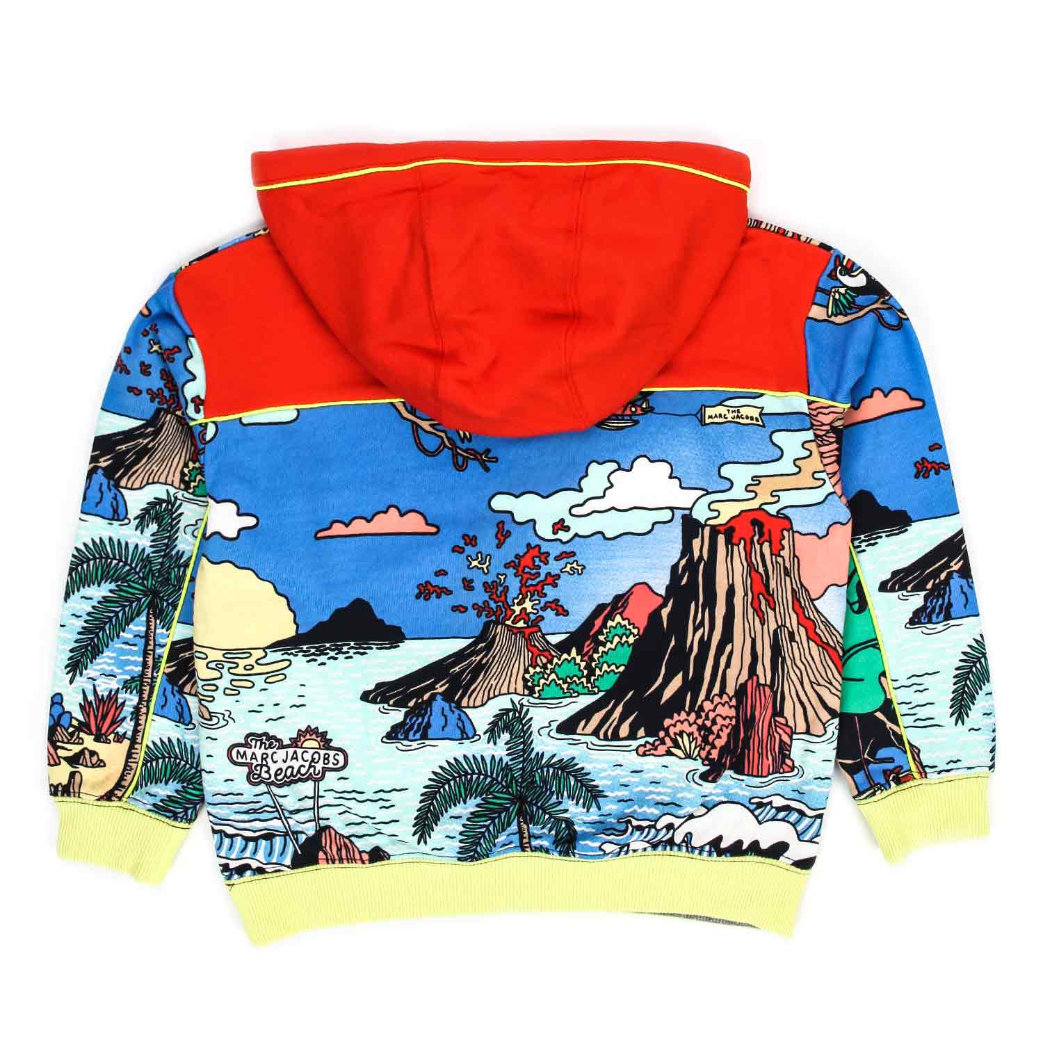 FELPA MULTICOLOR CON CAPPUCCIO BAMBINO - annameglio.com abbigliamento moda