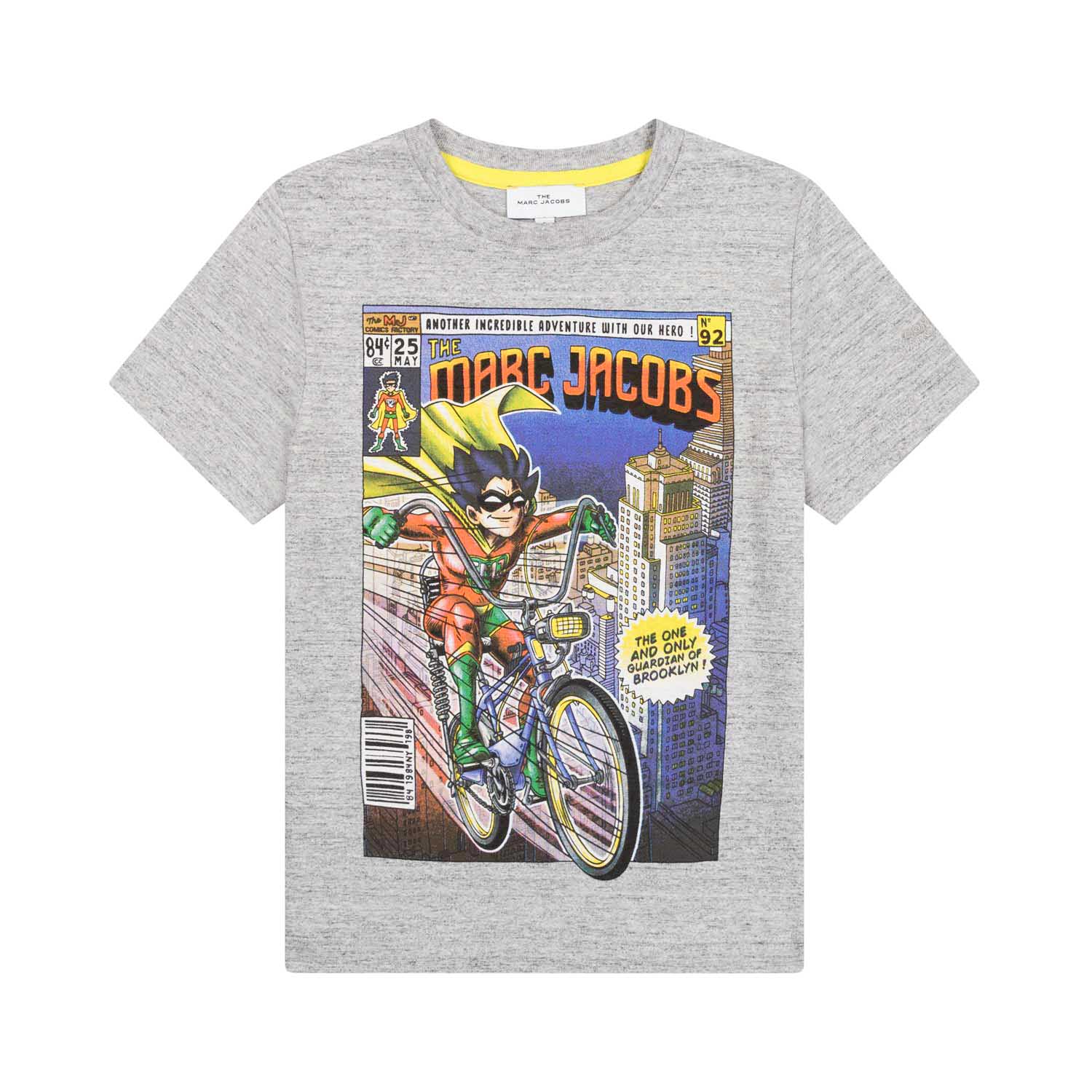 T-SHIRT GRIGIA CON STAMPA COMIC BAMBINO - annameglio.com abbigliamento moda