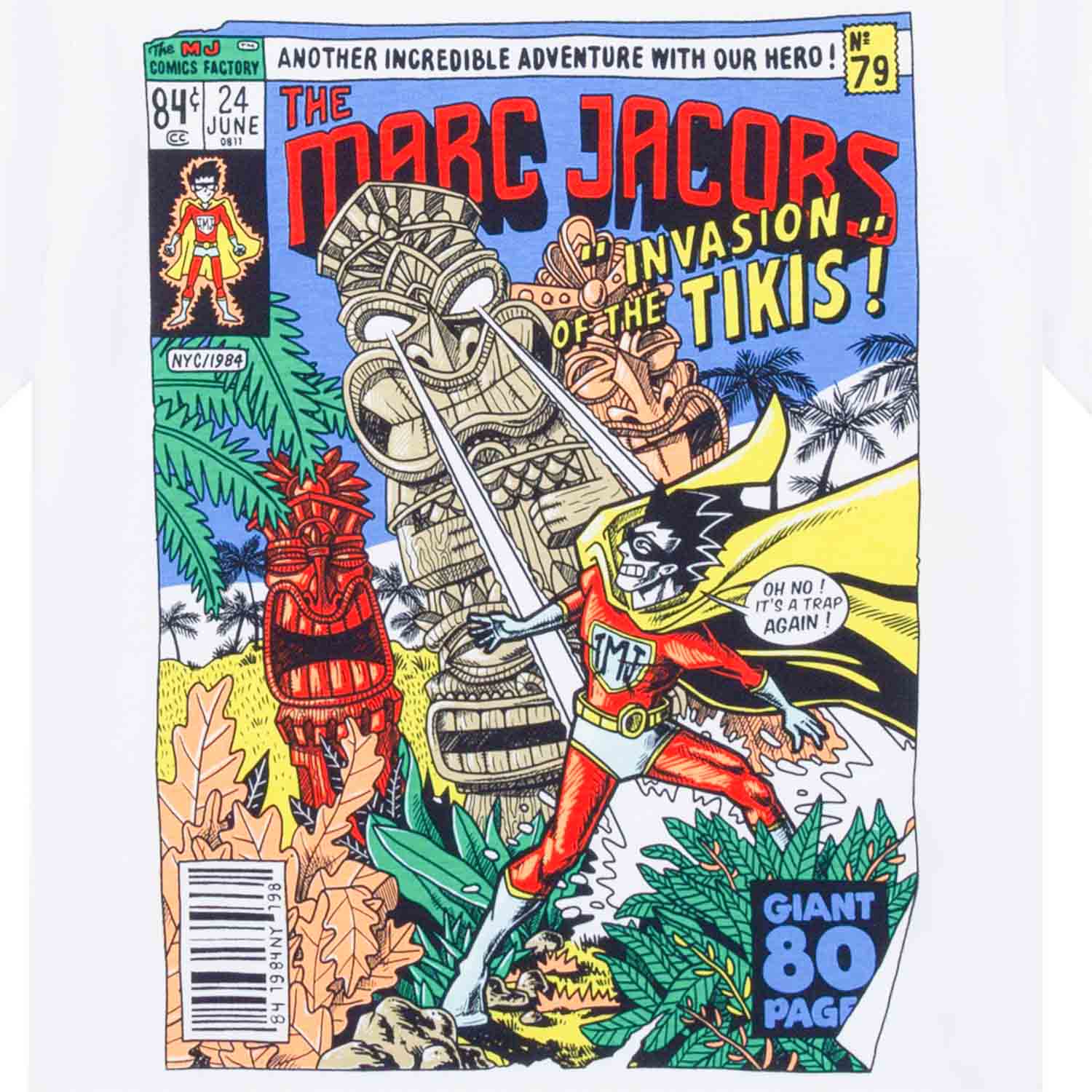 T-SHIRT BIANCA CON STAMPA COMICS BAMBINO - annameglio.com abbigliamento moda