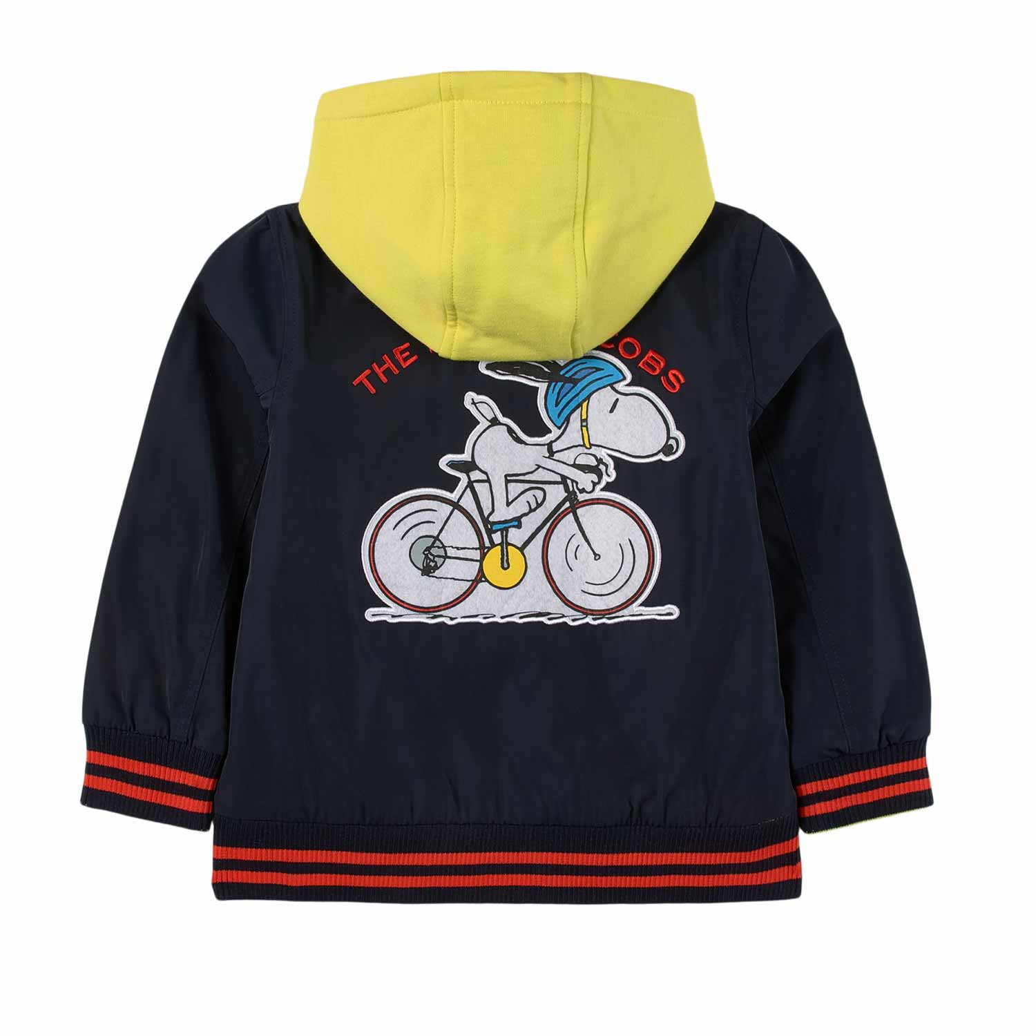 GIUBBINO PEANUTS REVERSIBILE BLU E GIALLO BAMBINO - annameglio.com abbigliamento moda