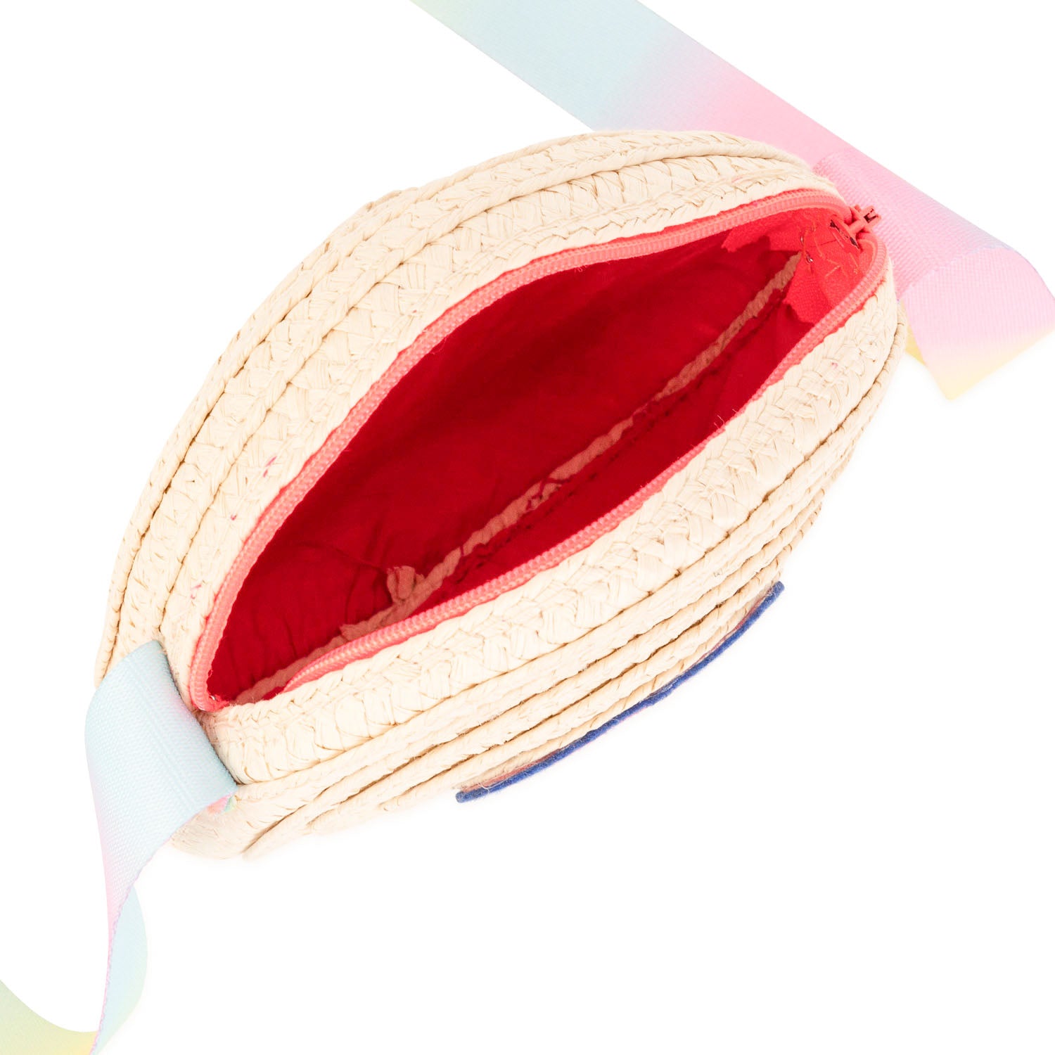 BORSETTA ROTONDA BEIGE E MULTICOLOR BAMBINA - annameglio.com abbigliamento moda