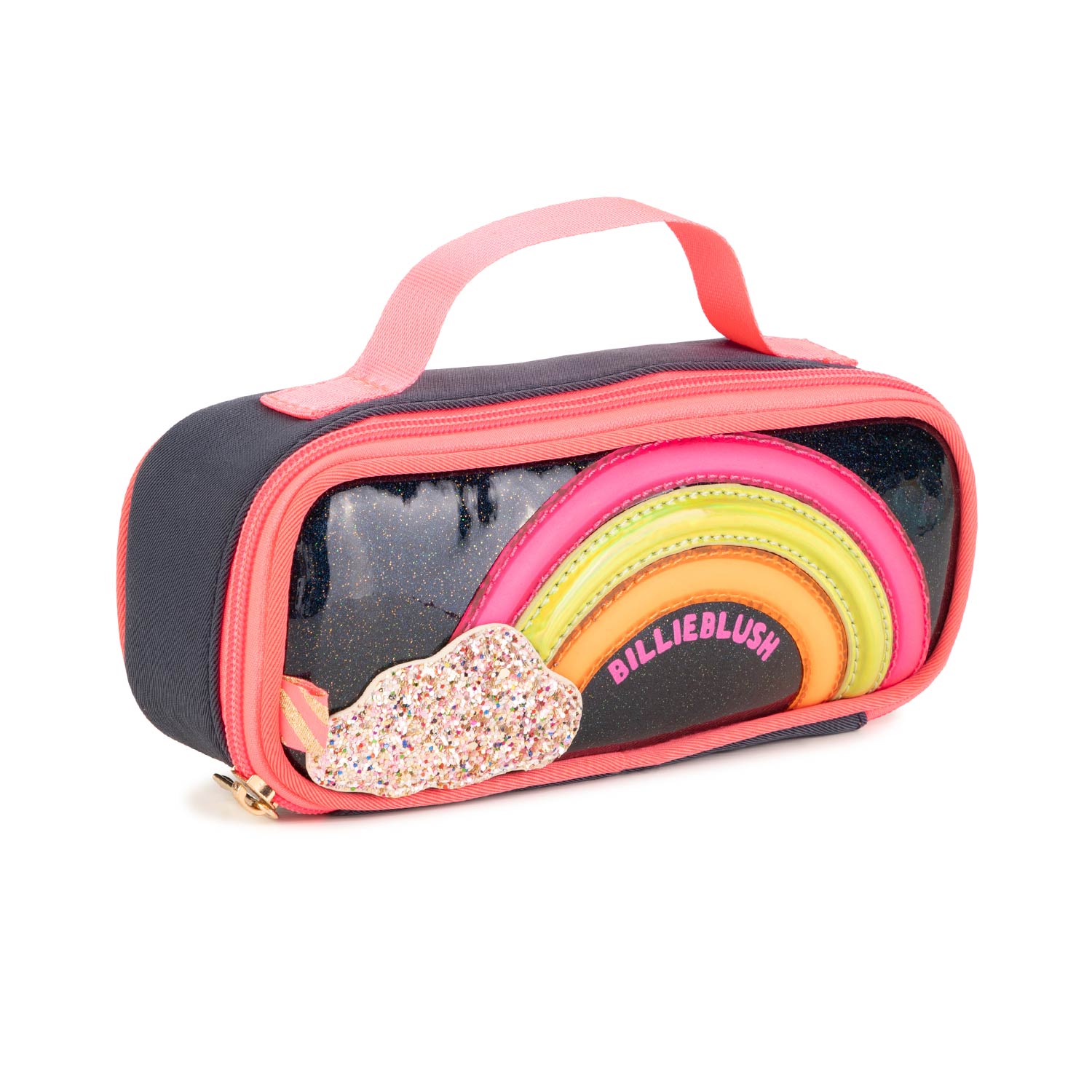 ASTUCCIO BLU CON ARCOBALENO BAMBINA - annameglio.com abbigliamento moda