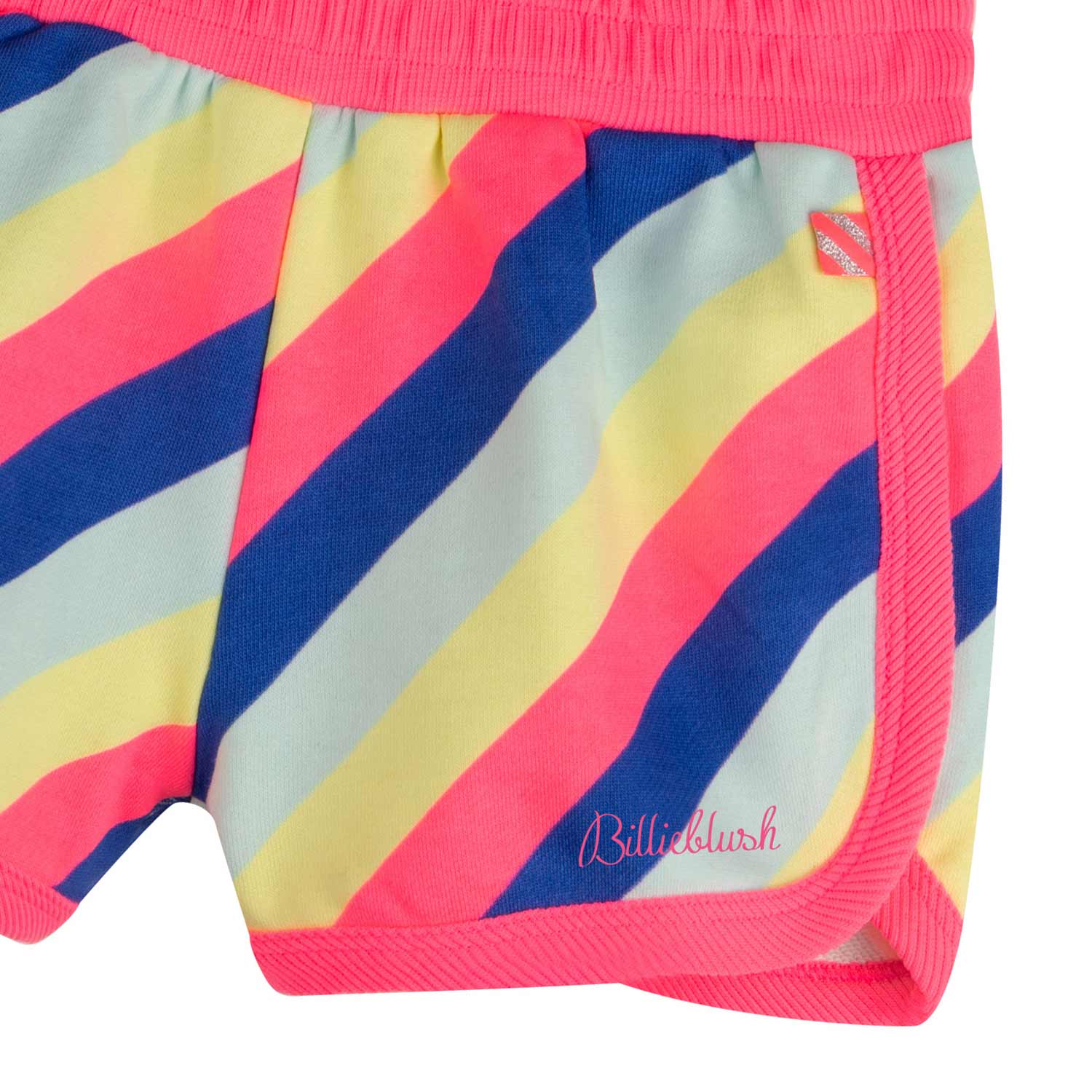 SHORTS ROSA FLUO E MULTICOLOR BAMBINA - annameglio.com abbigliamento moda
