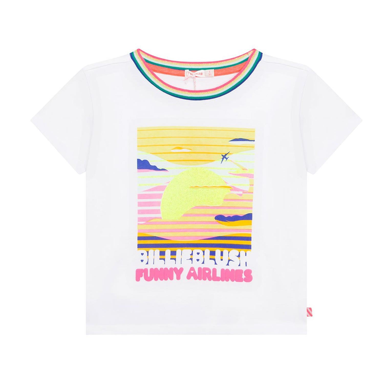 T-SHIRT BIANCA E MULTICOLOR BAMBINA - annameglio.com abbigliamento moda