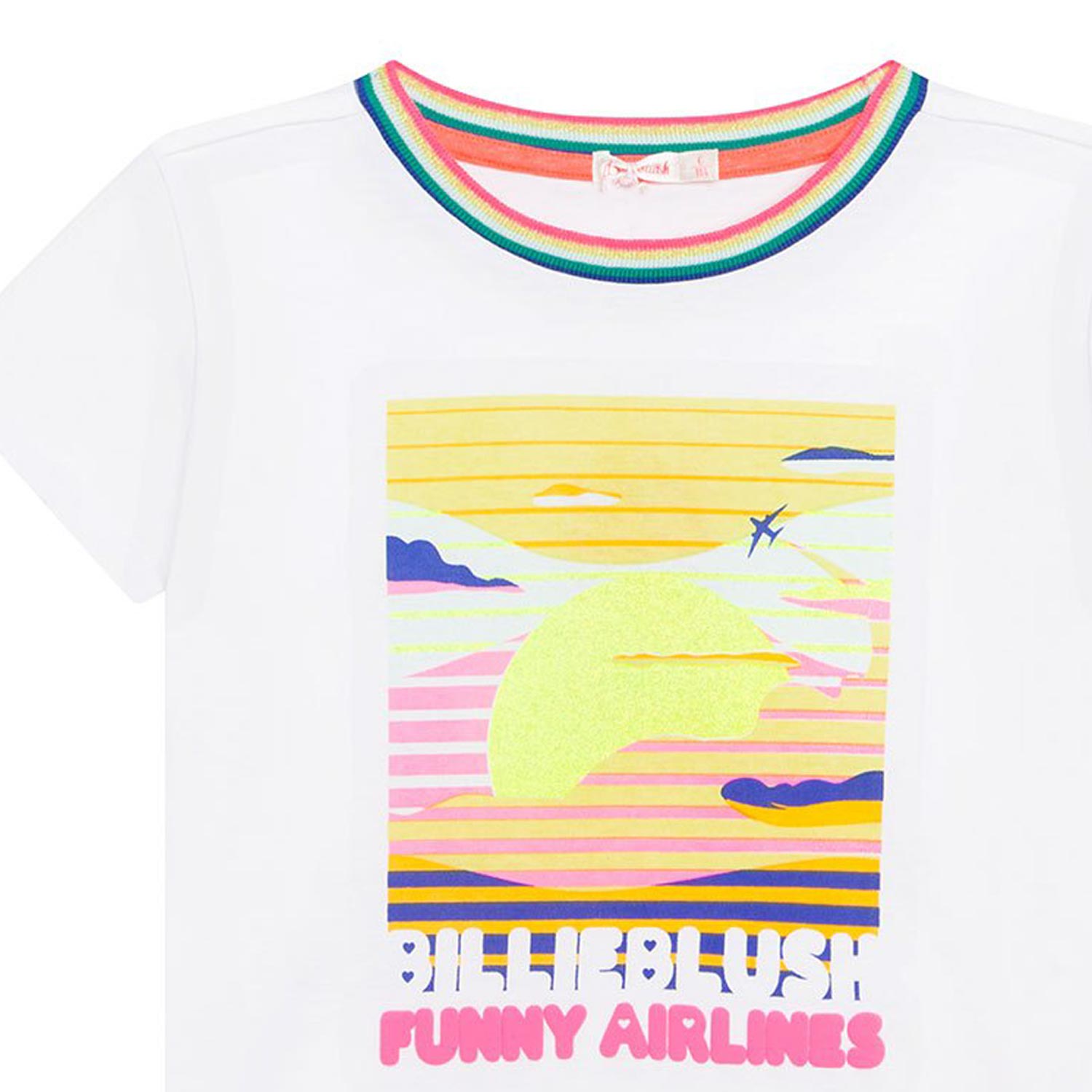 T-SHIRT BIANCA E MULTICOLOR BAMBINA - annameglio.com abbigliamento moda