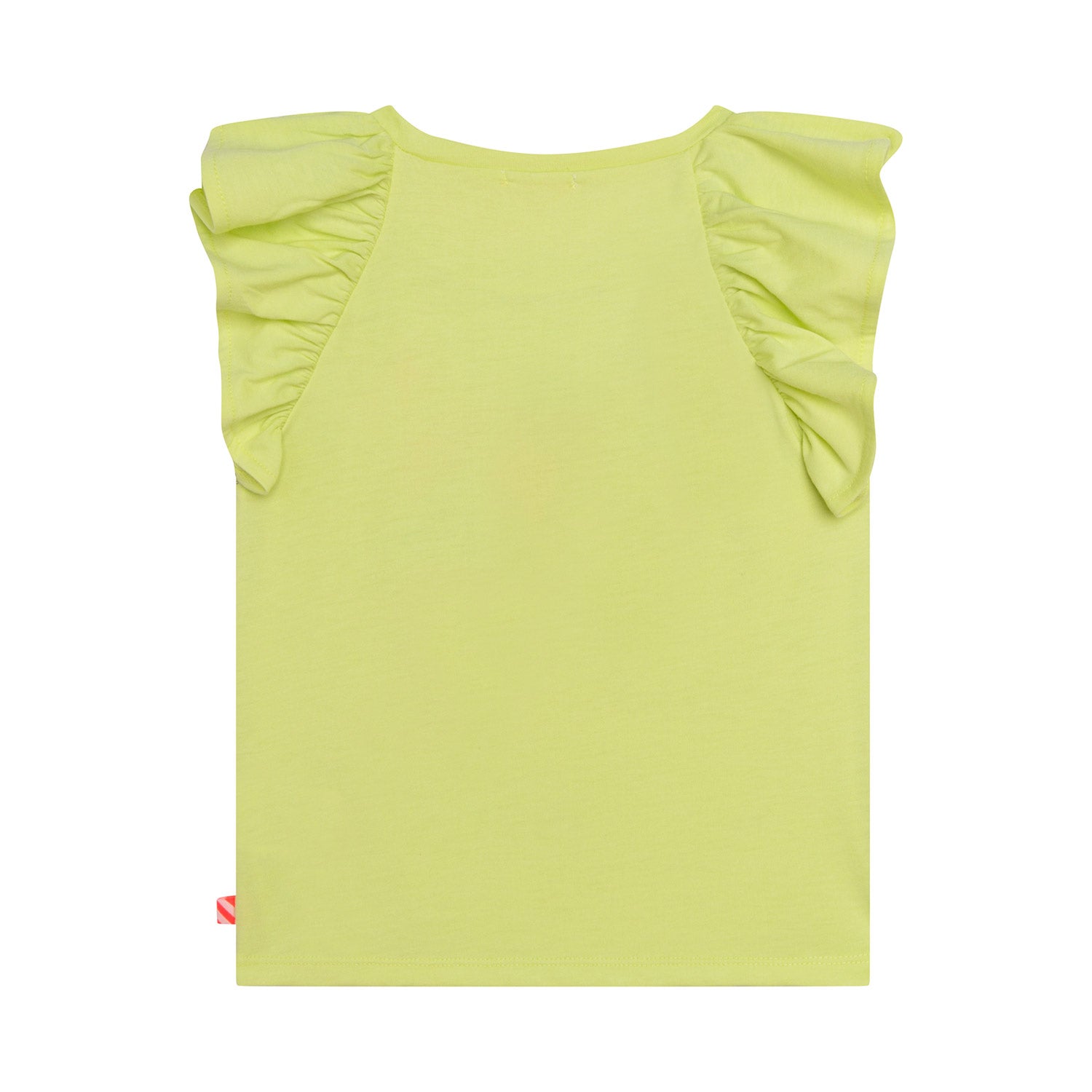 T-SHIRT GIALLO FLUO E GLITTER BAMBINA - annameglio.com abbigliamento moda