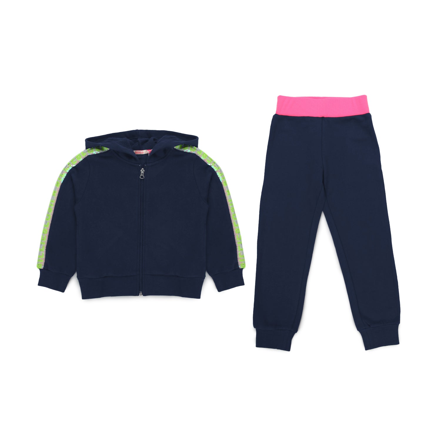 TUTA JOGGING BLU SCURO BAMBINA - annameglio.com abbigliamento moda