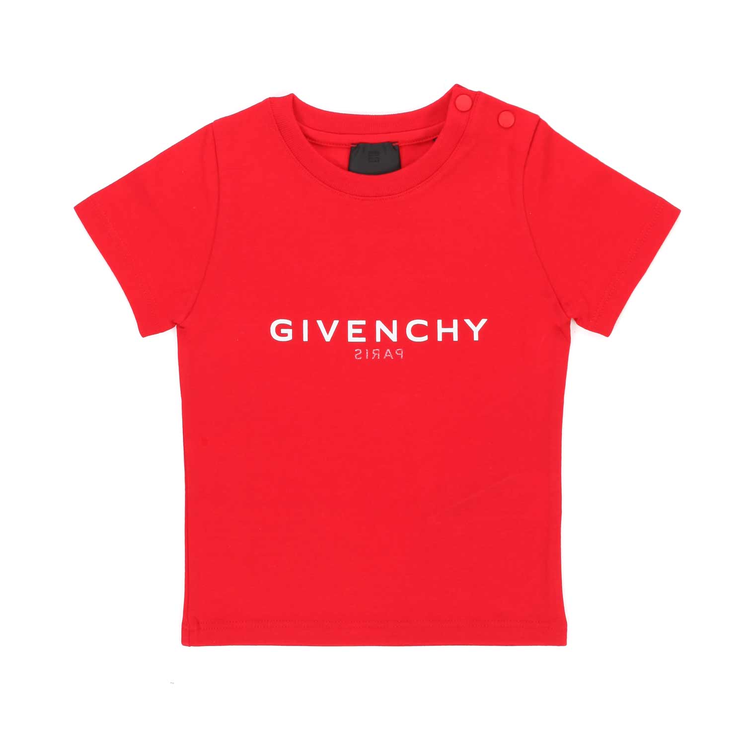 T-SHIRT ROSSA CON LOGHI BAMBINA E BEBÈ - annameglio.com abbigliamento moda