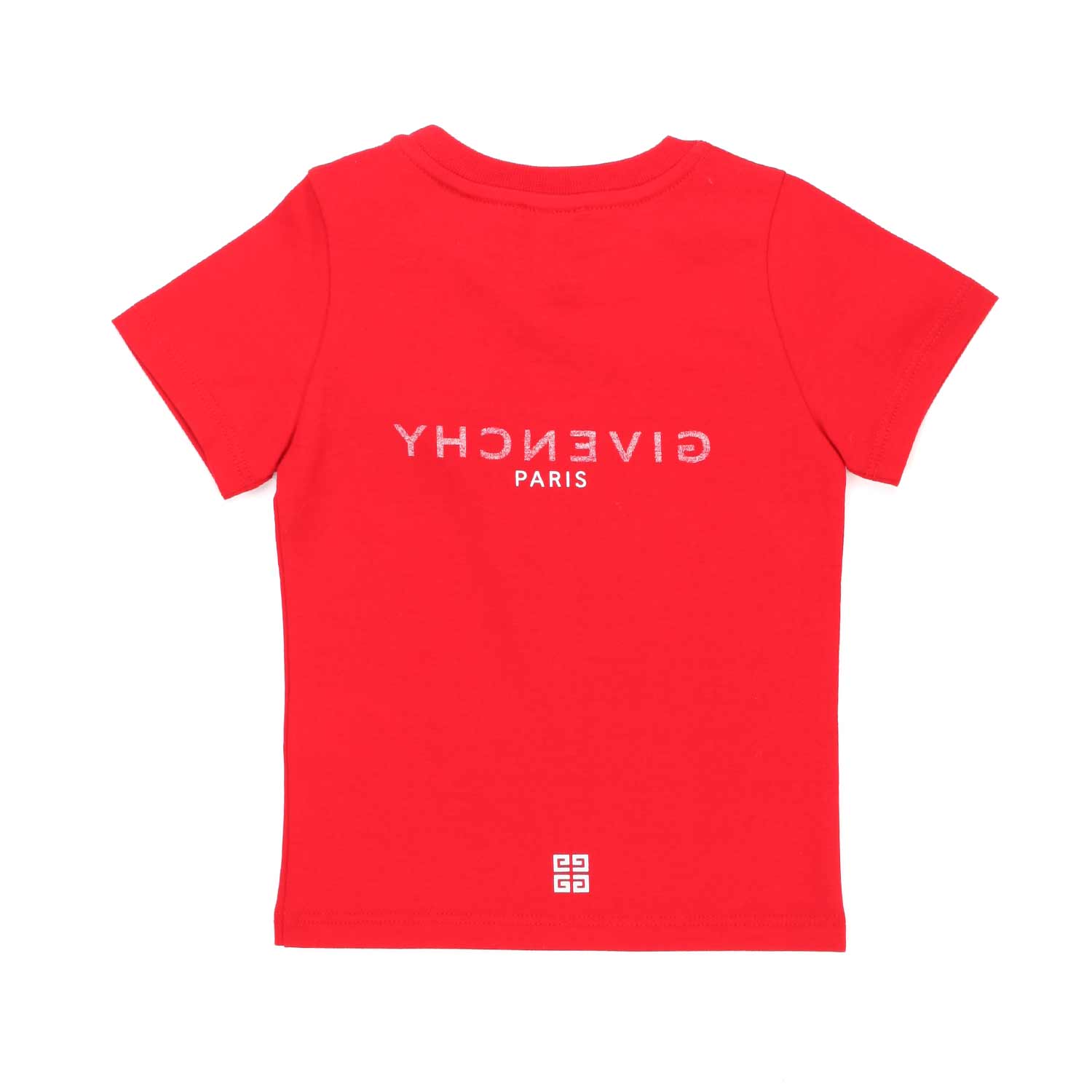 T-SHIRT ROSSA CON LOGHI BAMBINA E BEBÈ - annameglio.com abbigliamento moda