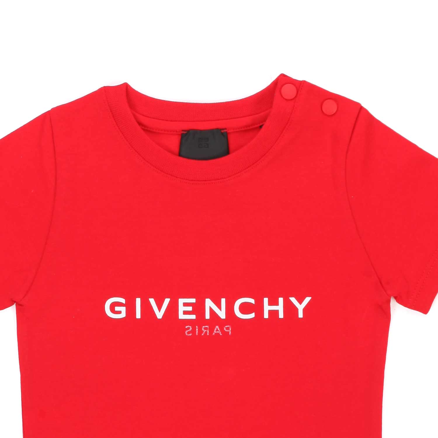 T-SHIRT ROSSA CON LOGHI BAMBINA E BEBÈ - annameglio.com abbigliamento moda