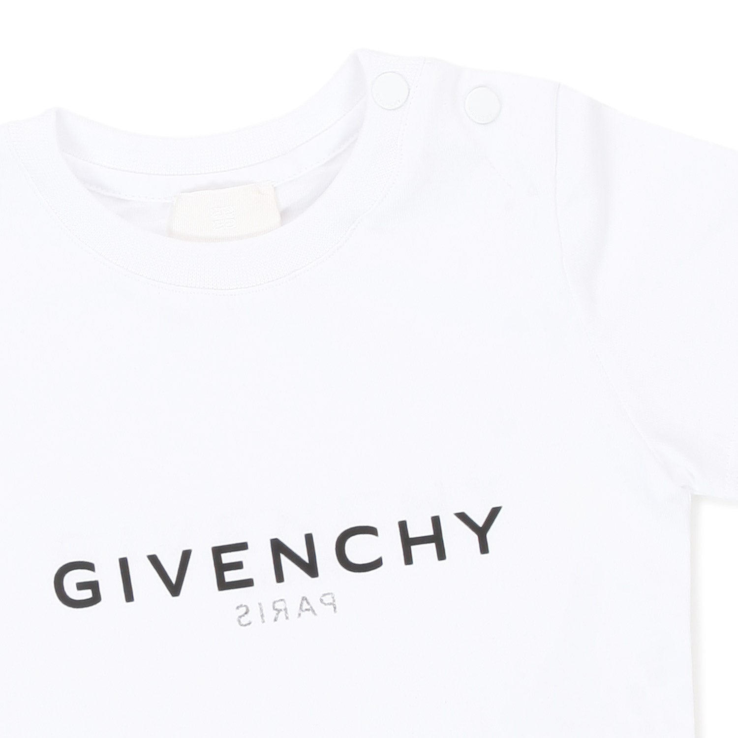 T-SHIRT BIANCA CON LOGHI BAMBINA E BEBÈ - annameglio.com abbigliamento moda