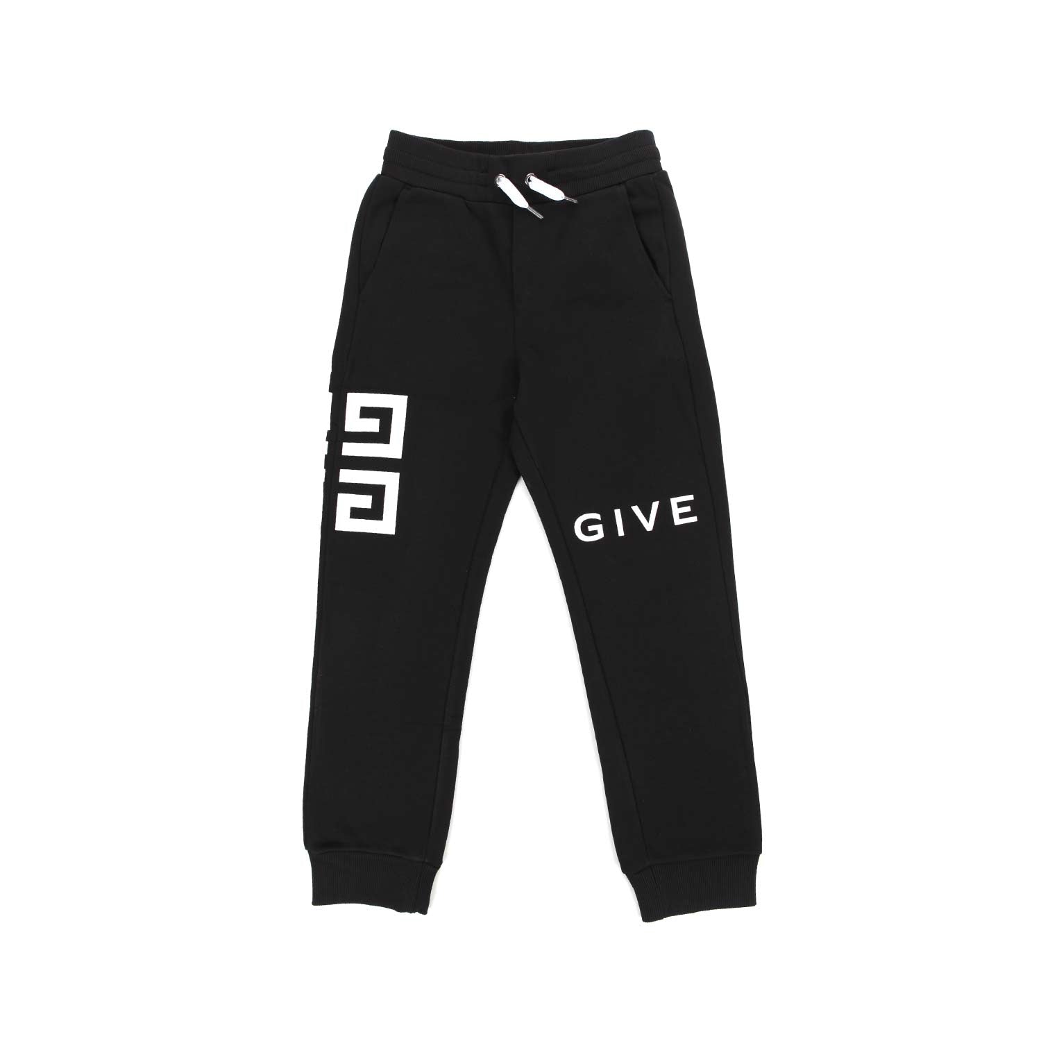 PANTALONE TUTA UNISEX NERO E BIANCO JR E TEEN - annameglio.com abbigliamento moda