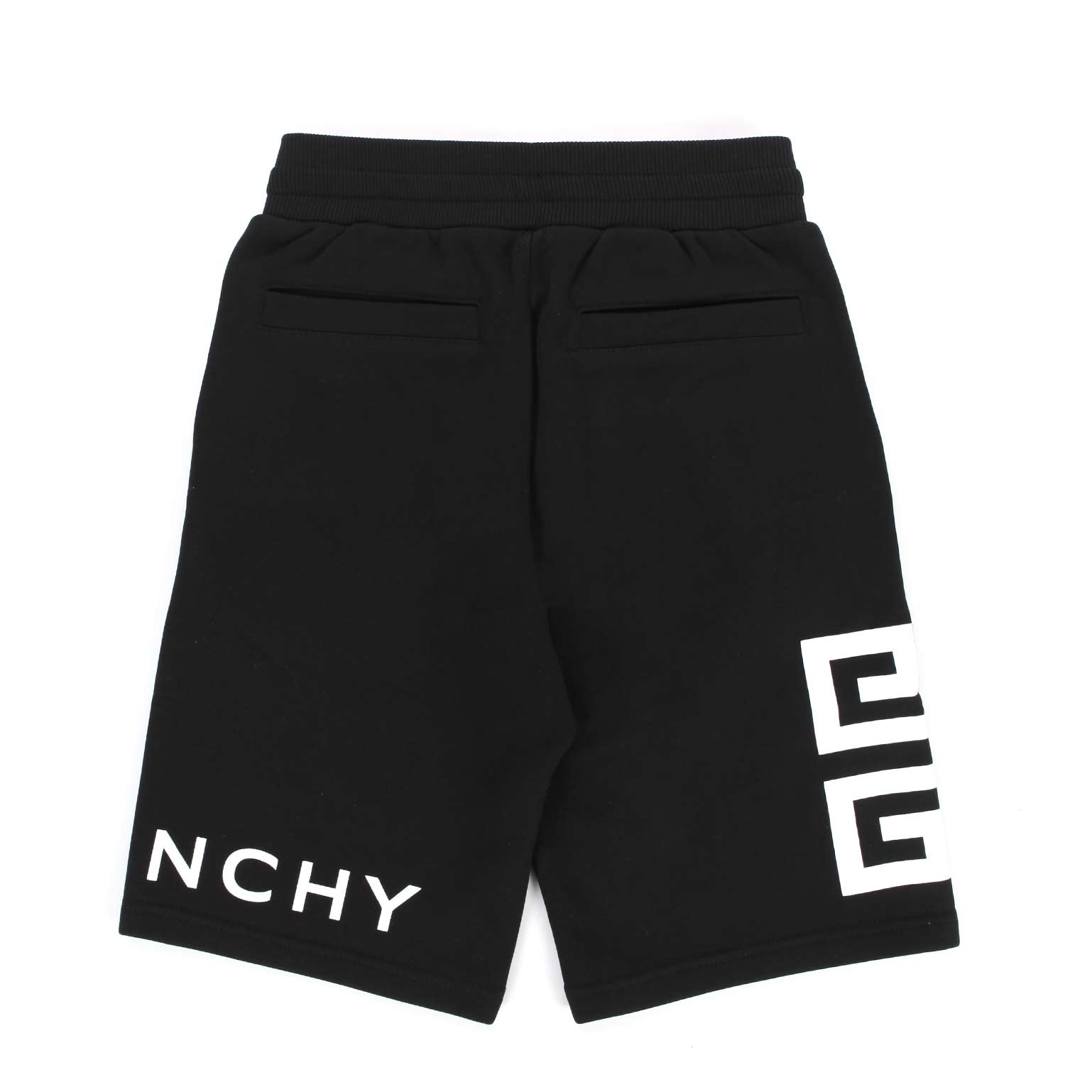 BERMUDA JOGGING UNISEX NERO E BIANCO JR E TEEN - annameglio.com abbigliamento moda