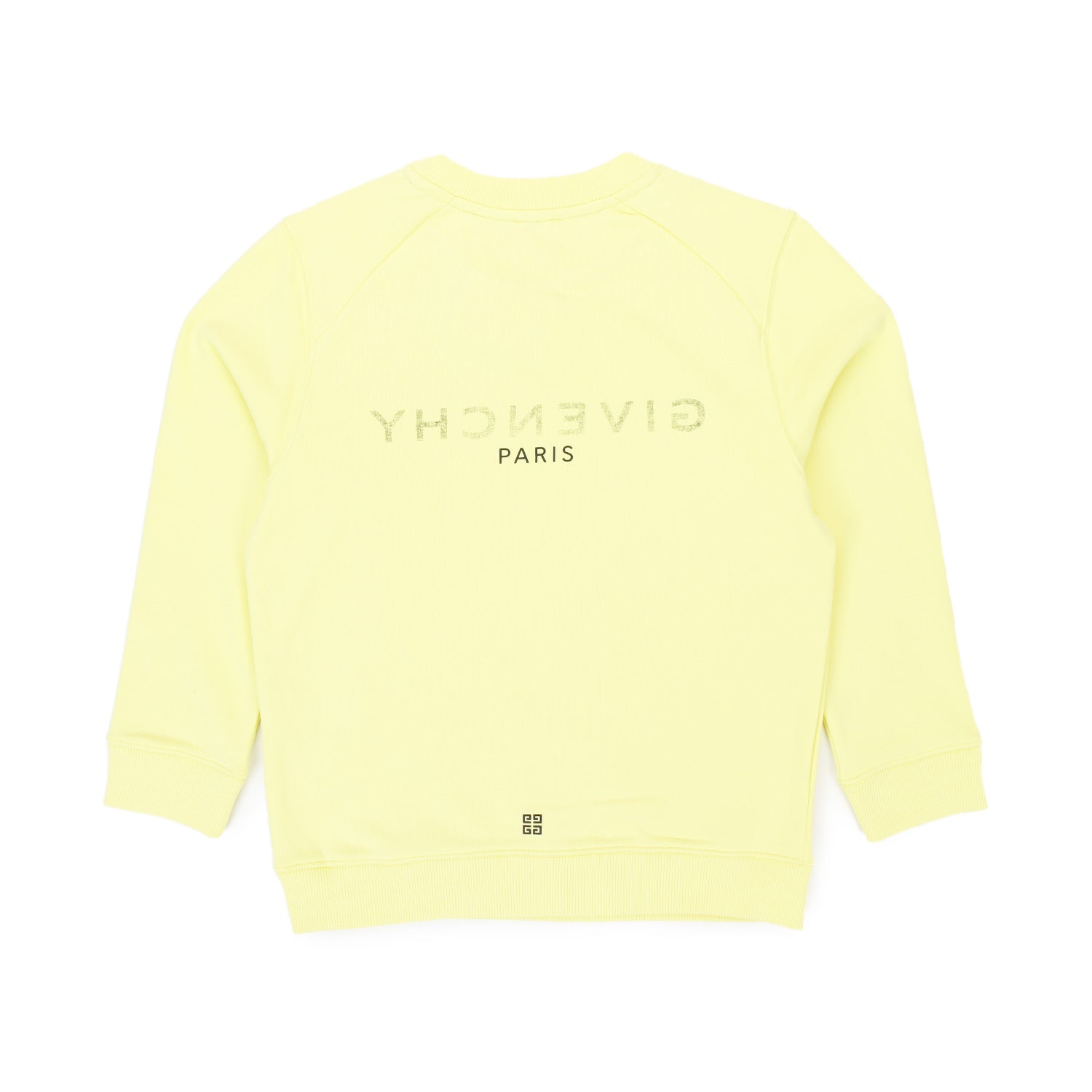 FELPA GIALLO FLUO CON LOGHI NERI BAMBINA E TEEN - annameglio.com abbigliamento moda