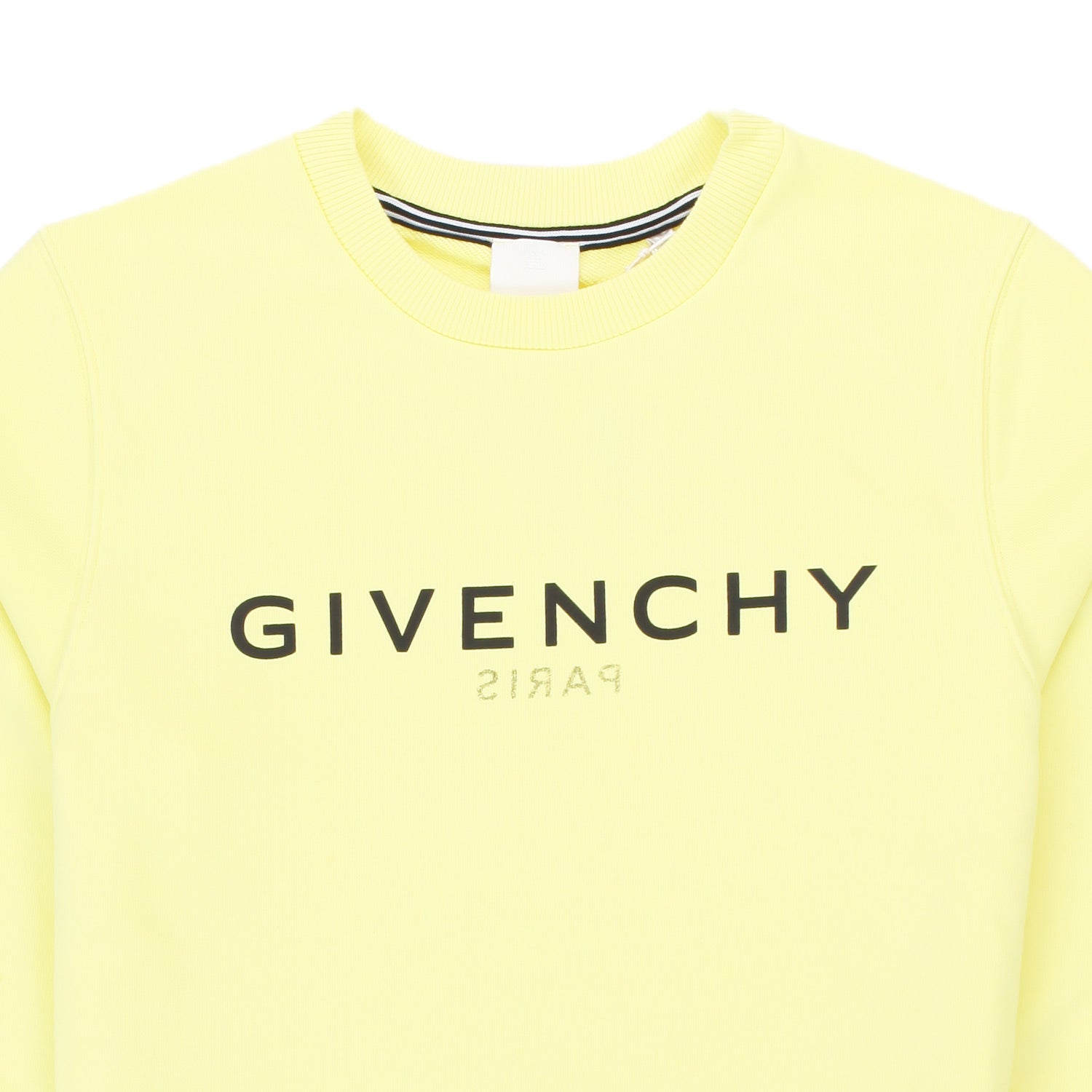 FELPA GIALLO FLUO CON LOGHI NERI BAMBINA E TEEN - annameglio.com abbigliamento moda