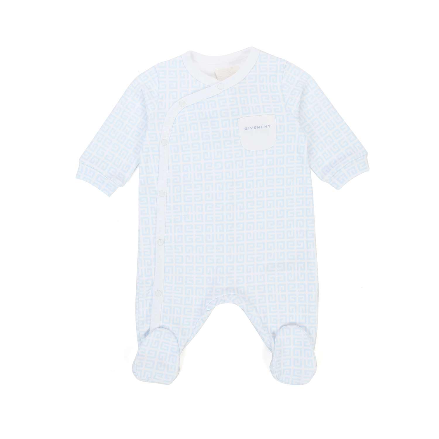 TUTINA PIGIAMA 4G CELESTE NEONATO - annameglio.com abbigliamento moda