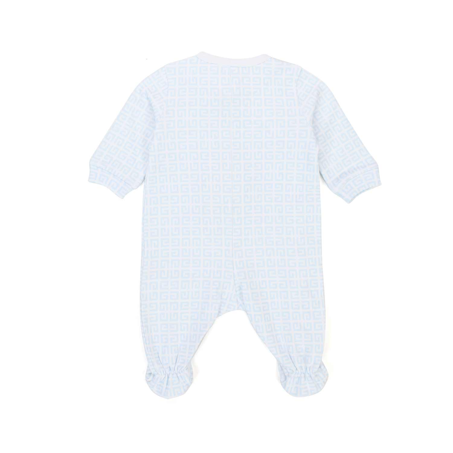 TUTINA PIGIAMA 4G CELESTE NEONATO - annameglio.com abbigliamento moda